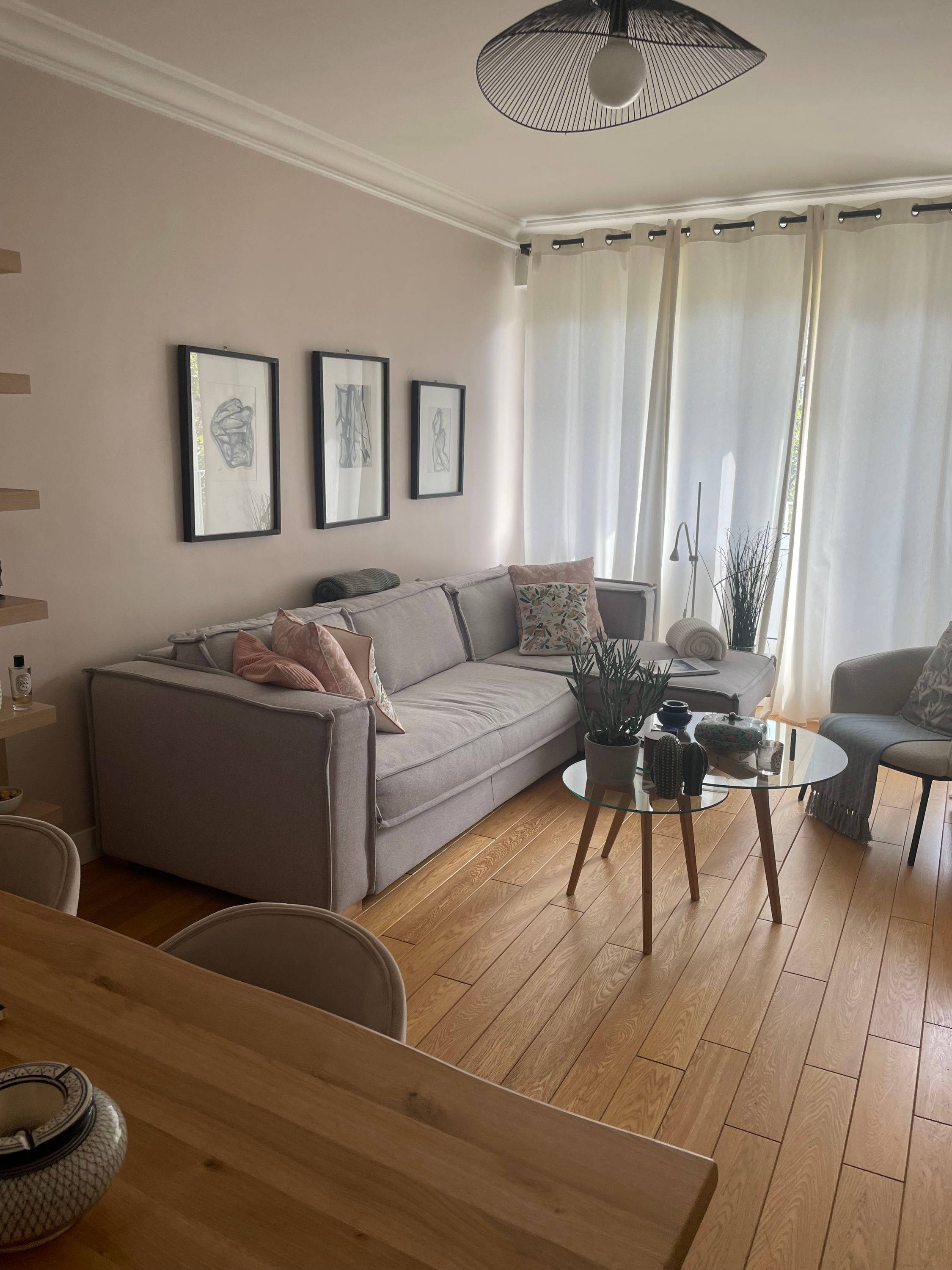 Loue 3 pièces meublé familial - 70m², Paris 16ème