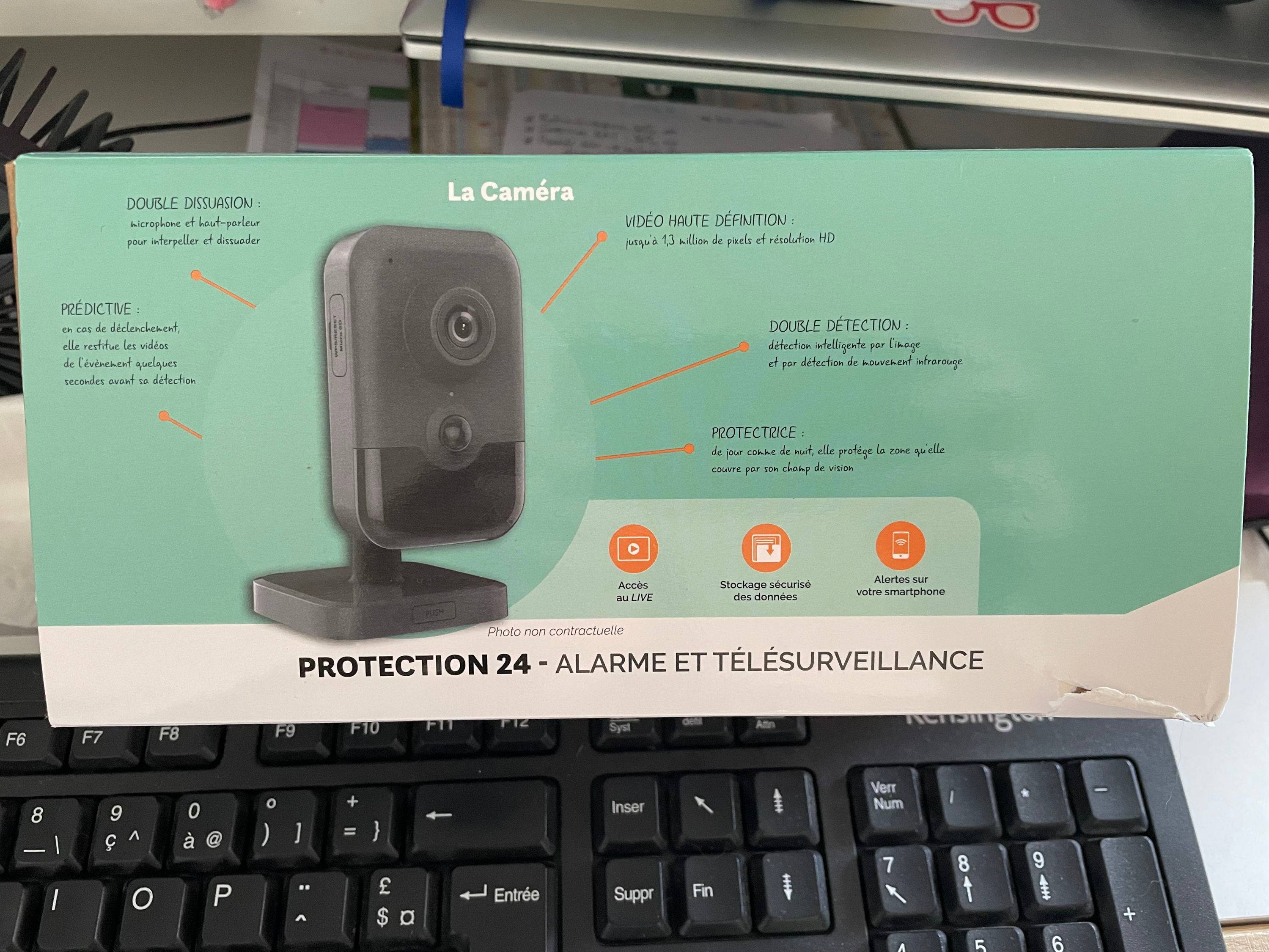 Vends caméra alarme télésurveillance - protection 24 - sécurité - HD - WiFi