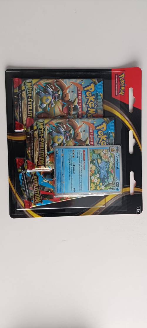 Pack 3 boosters Pokémon MEO1 Méga Évolution