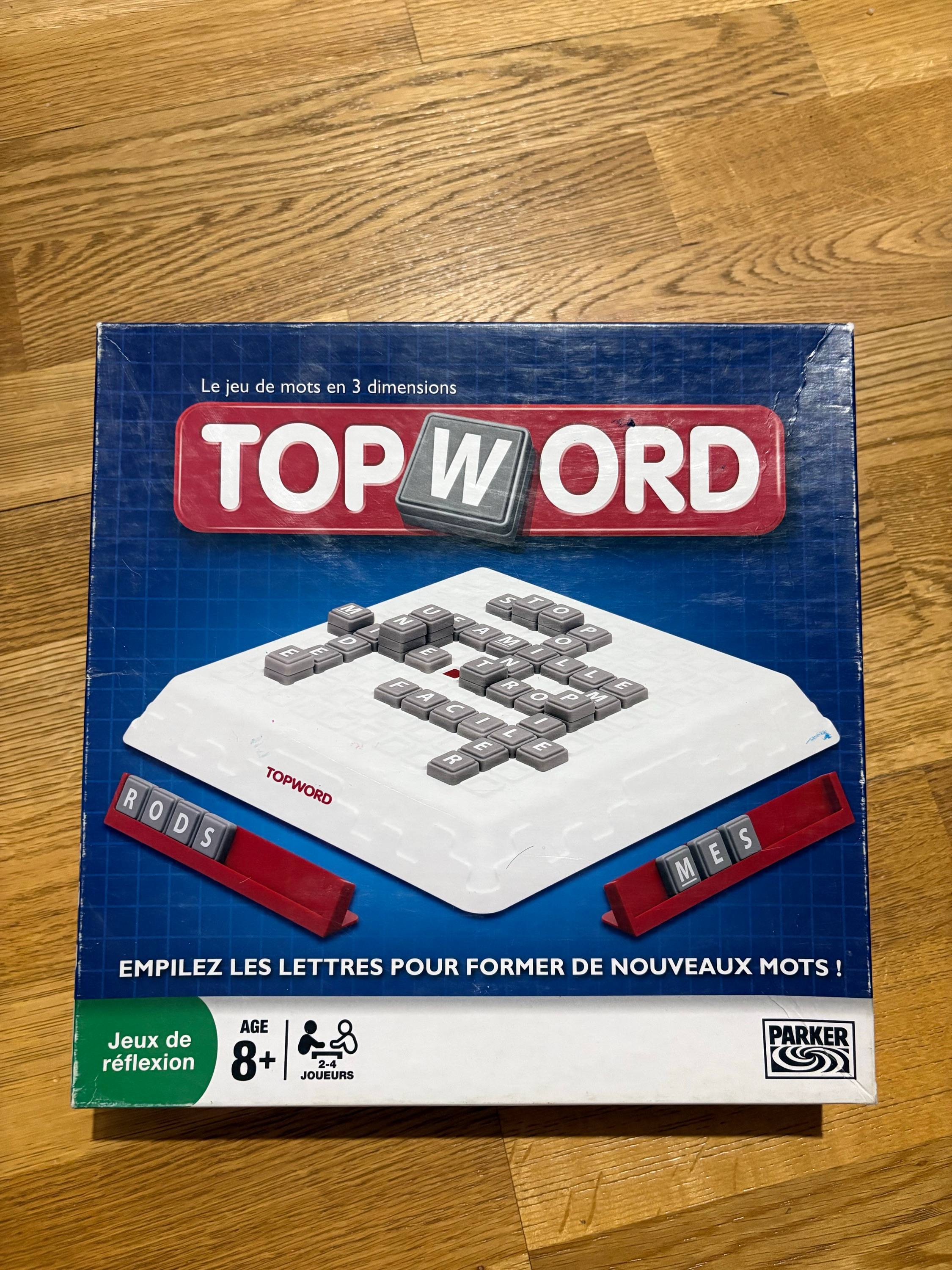 Vends jeu de réflexion Top Word