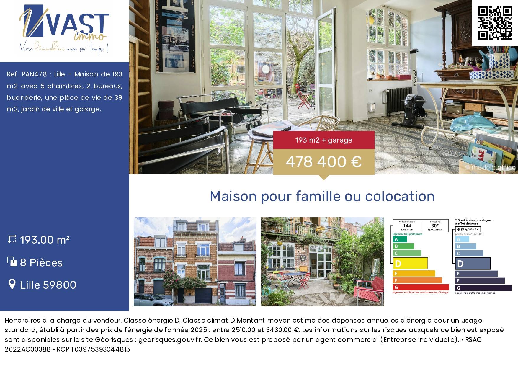 Une photo de l’annonce