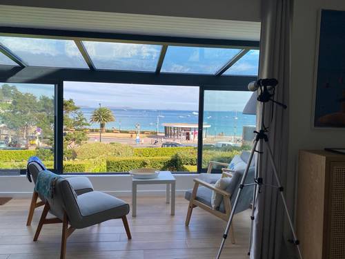 Loue maison rénovée vue mer 100m plage Perros Guirec Trestraou - 3 chambres, 6 couchages