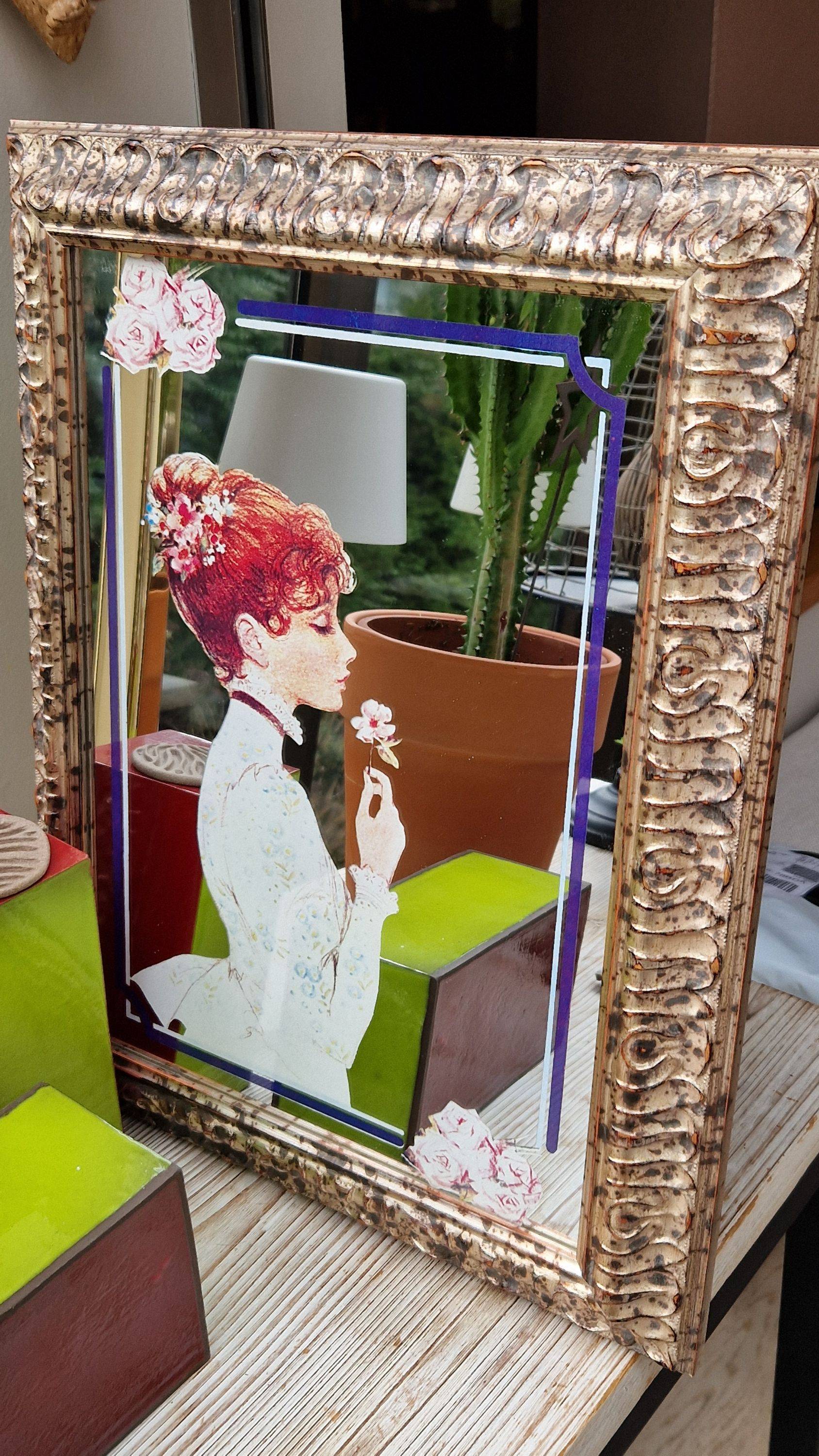 Vends miroir excellent état esprit art déco