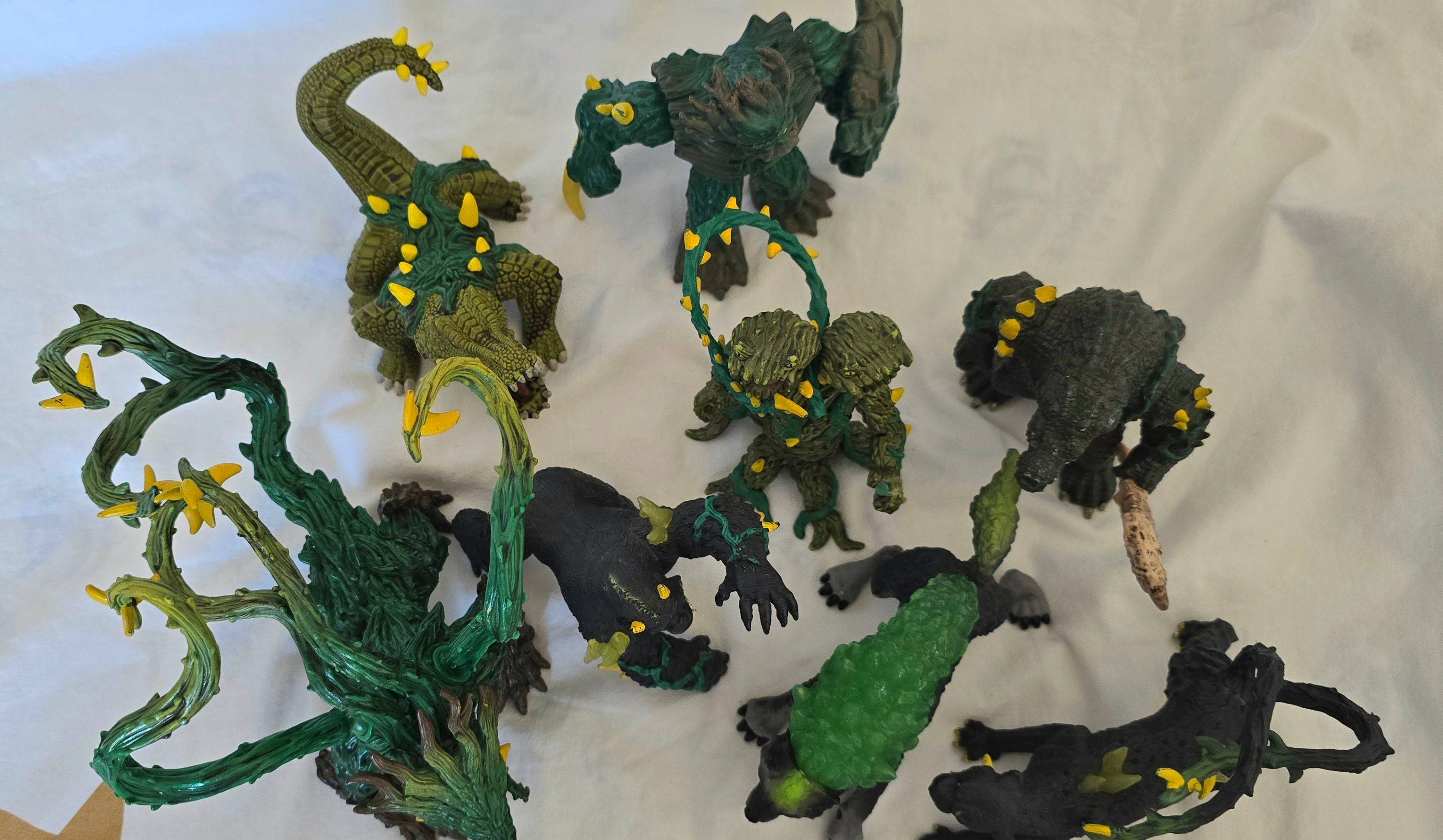 Vends lot figurines Schleich forêt jungle