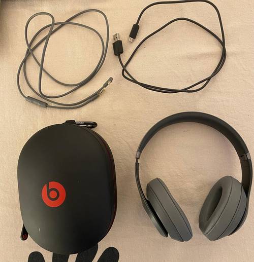 Casque Beats Studio³ Wireless Neuf – Réduction de bruit active – Gris