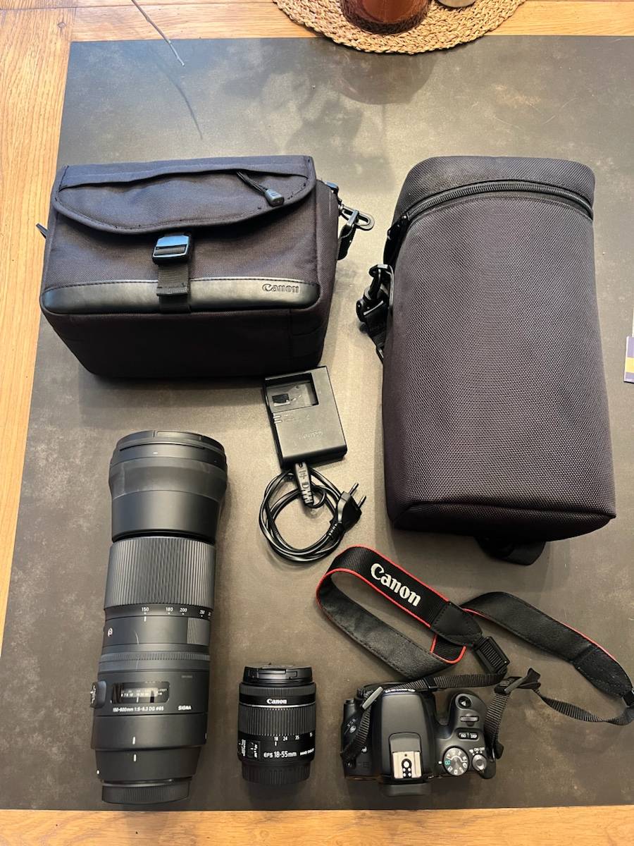 Vends appareil photo + objectifs