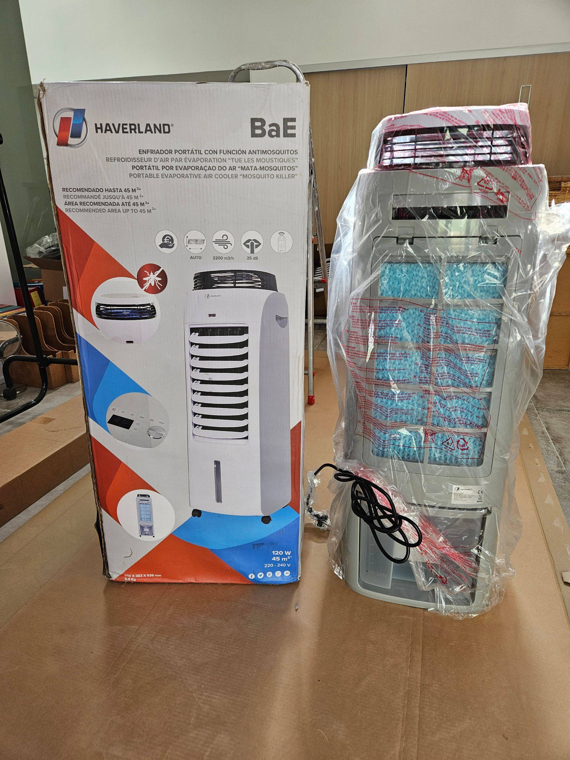 Vends magnifique rafraîchisseur d’air évaporatif mobile 45m² neuf