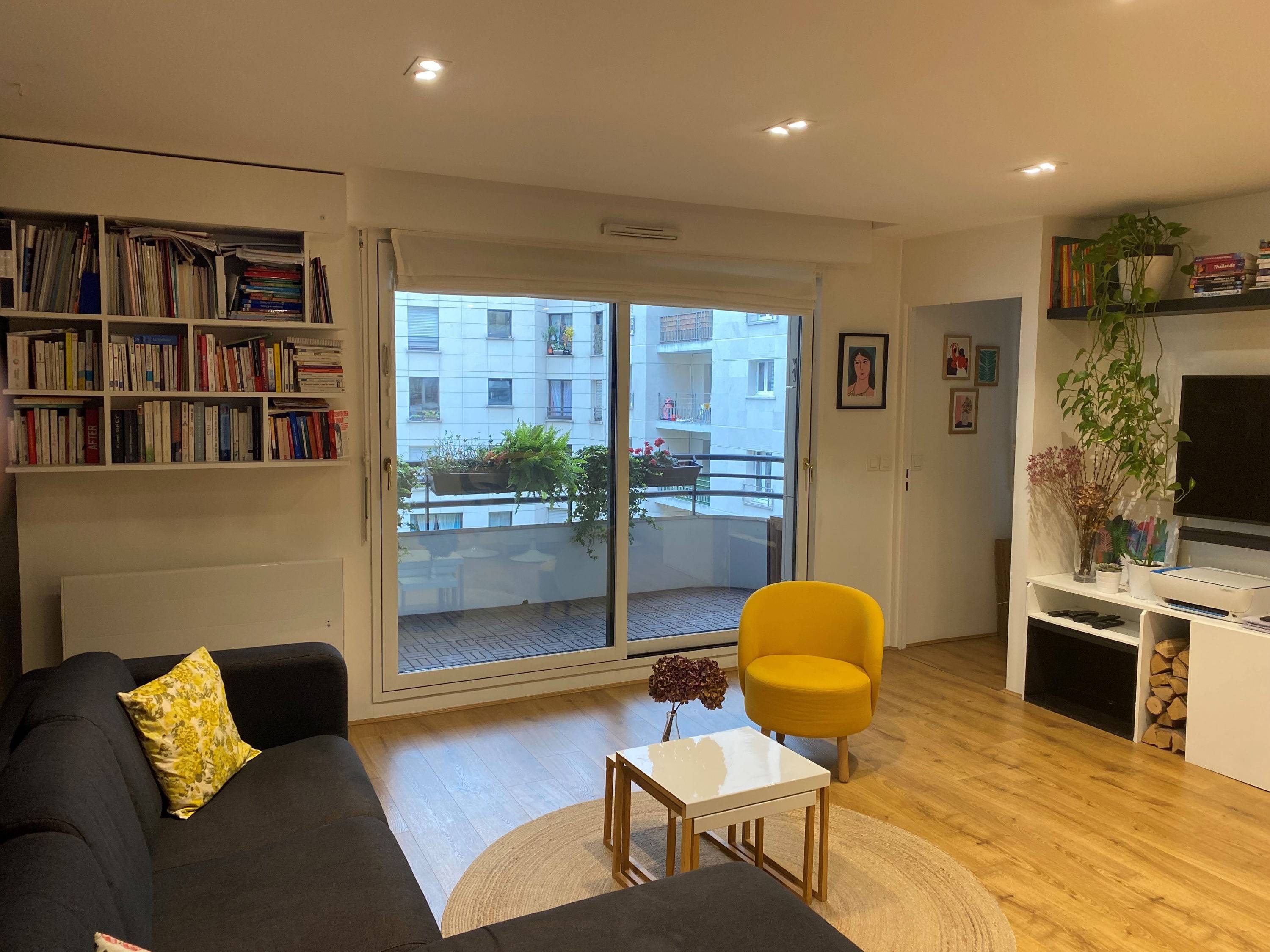Loue appartement élégant 2 pièces avec balcon et parking - 2 couchages - à deux pas de Paris