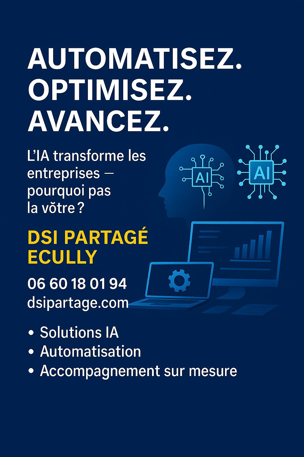 Services IA & Automatisation – DSI Partagé Ecully