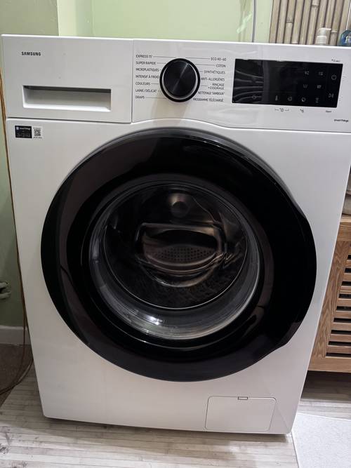 Vends lave-linge Samsung Bespoke 11 kg, excellent état, garantie 2027
