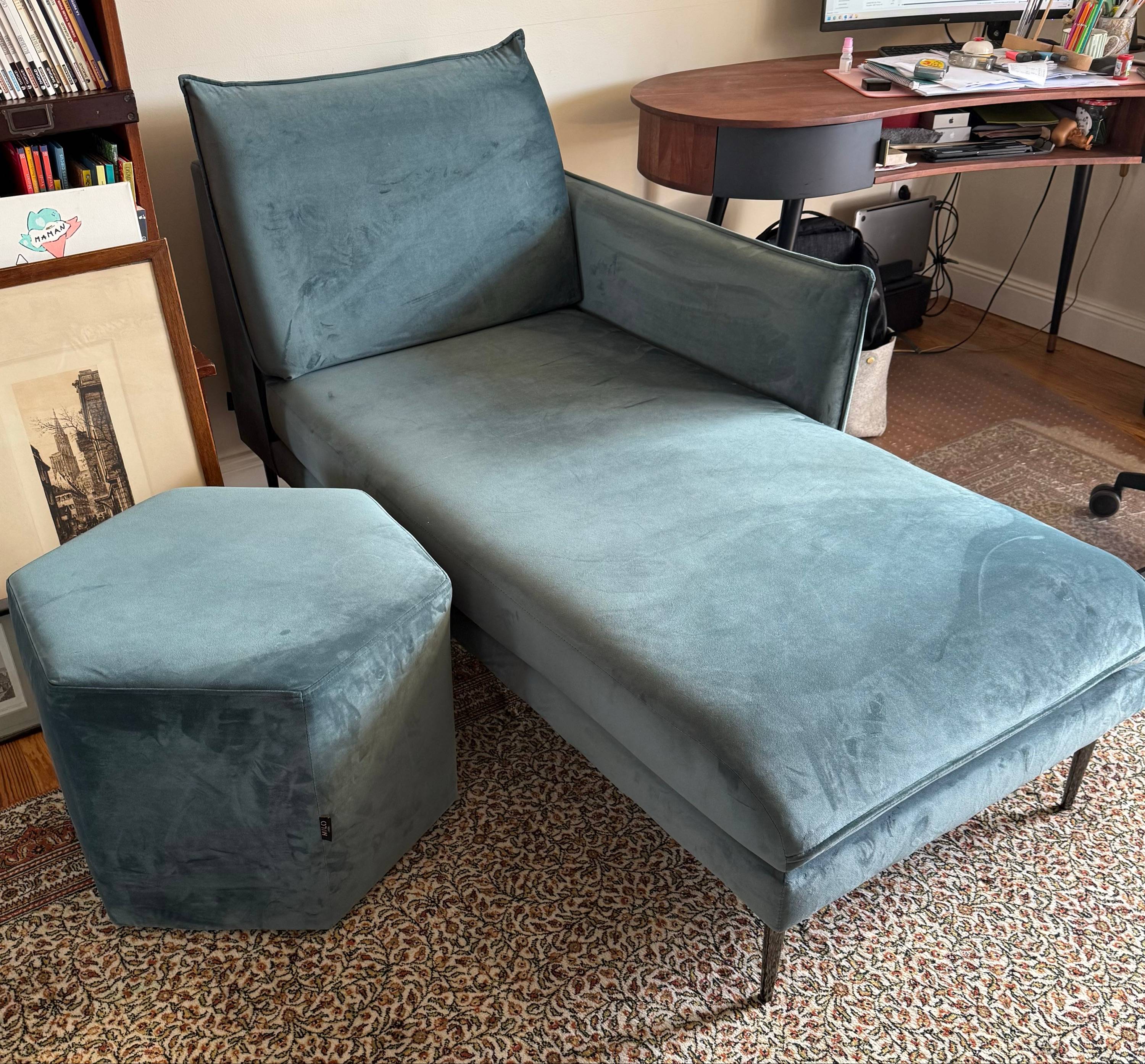 Vends méridienne et son pouf modèle Elio de chez Milo Casa sur Gens de ...