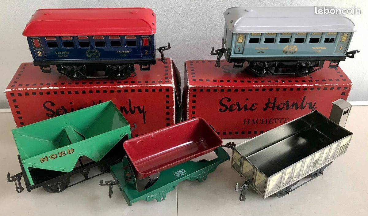Lot De 3 Wagons échelle O : 2 JEP + 1 Hornby – Anciens Et Originaux – Bon état