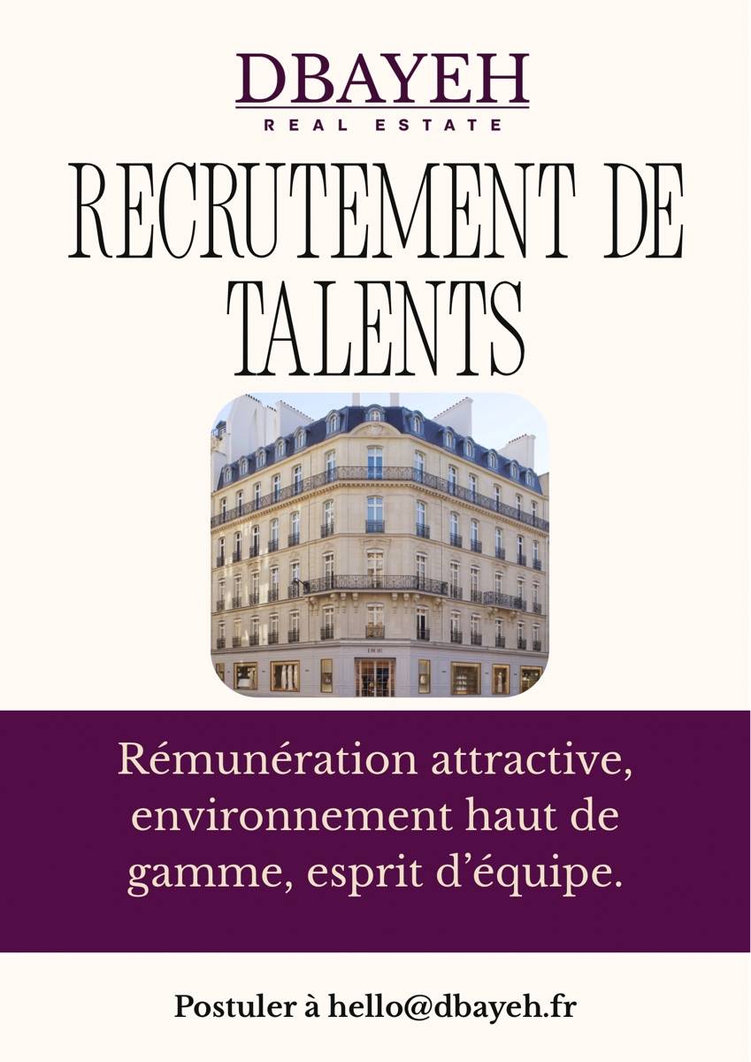 Recrute agent commercial en immobilier H/F