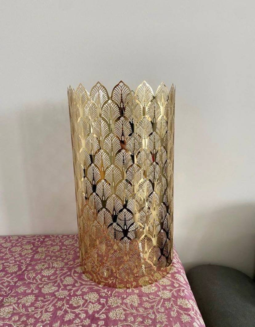 Vends lampe dorée Maisons du Monde