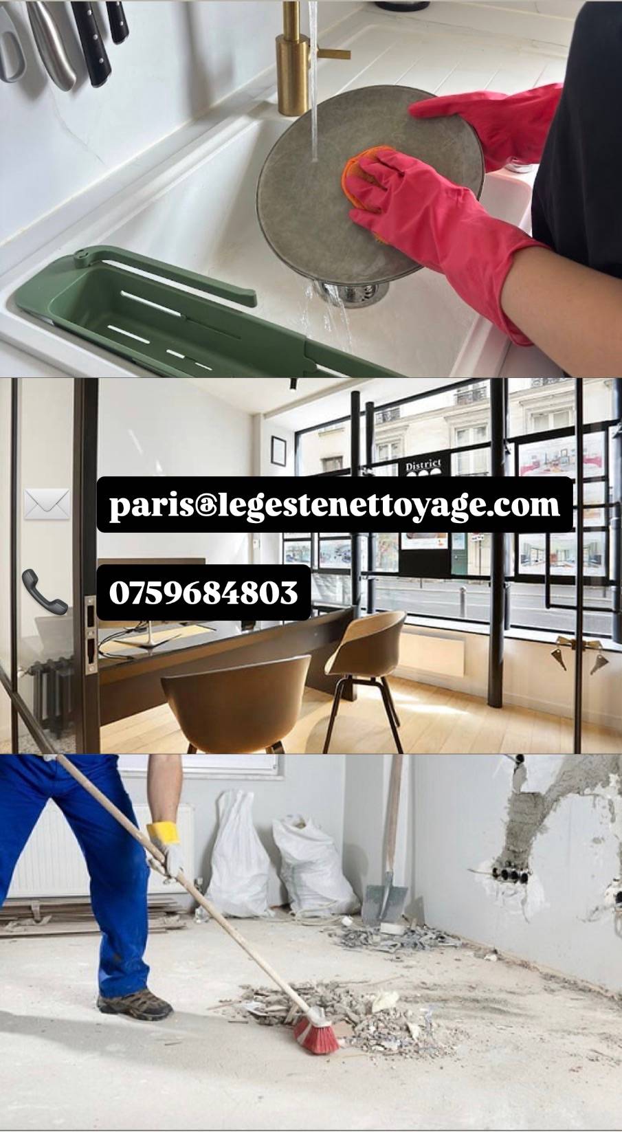 Propose service ménager