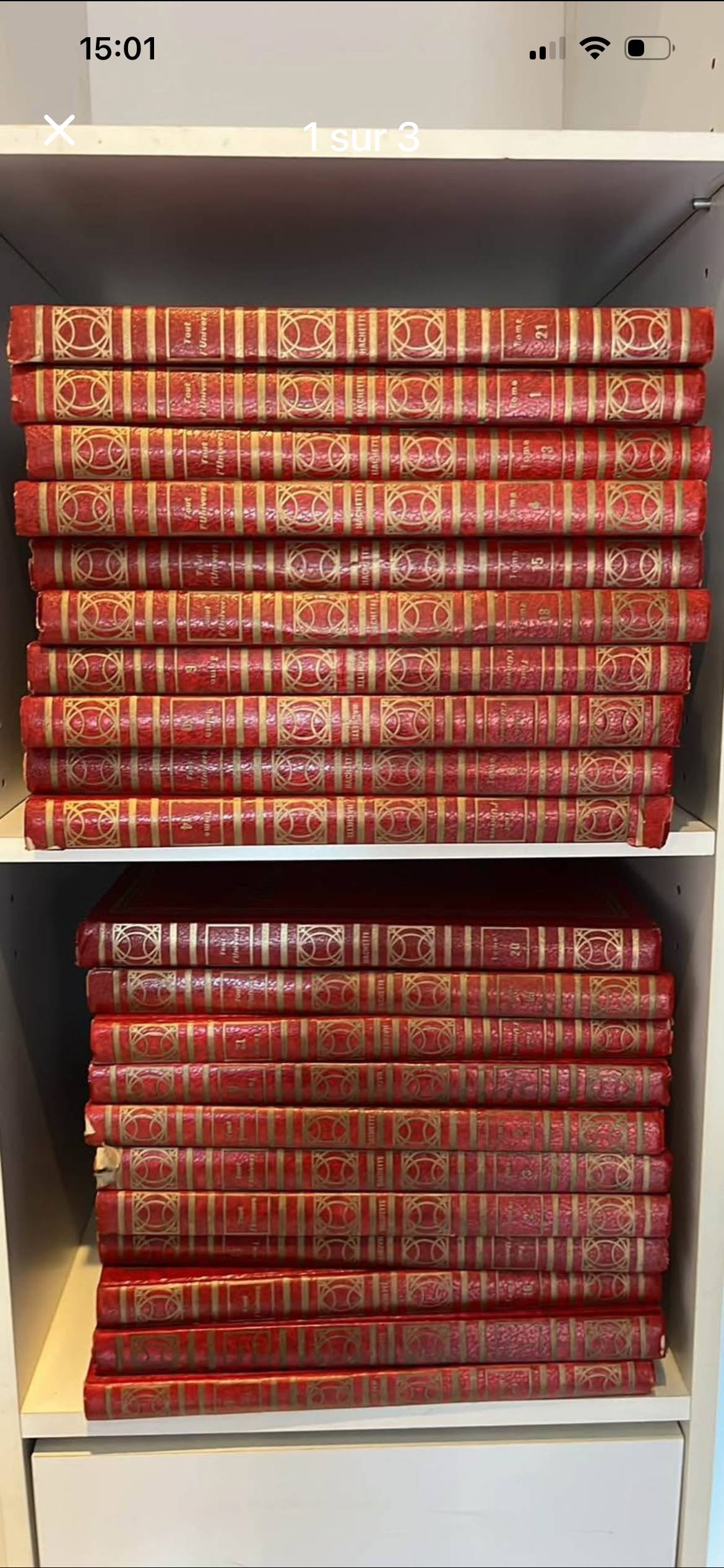 Vends collection de livres sur tout l’univers
