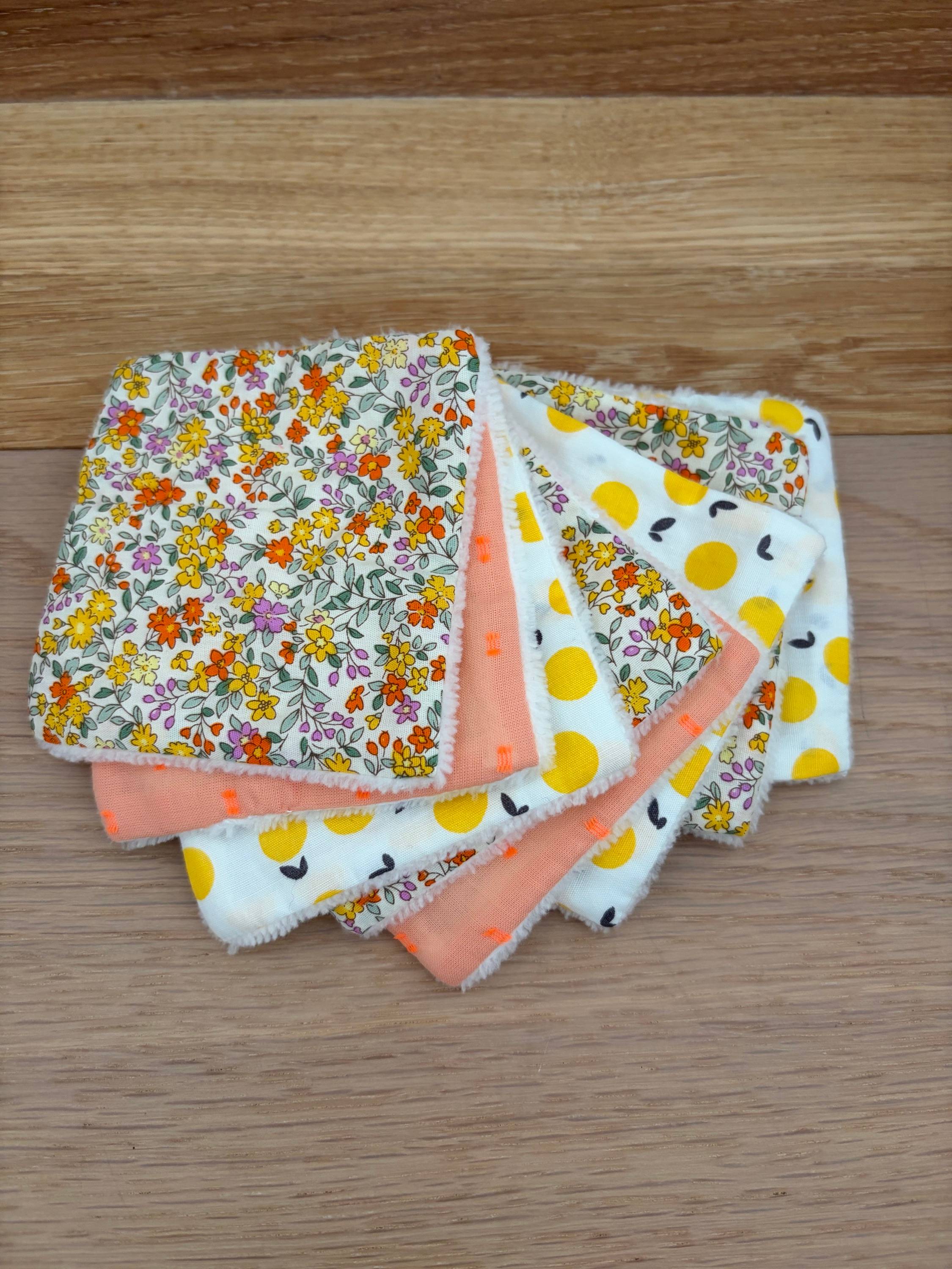 Vends lot de 8 cotons réutilisables