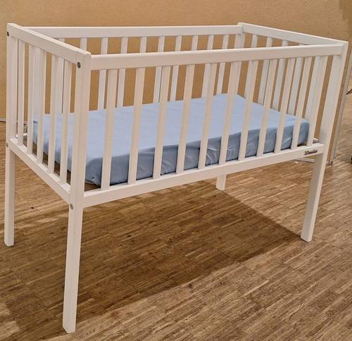 Vends lit berceau blanc avec son matelas