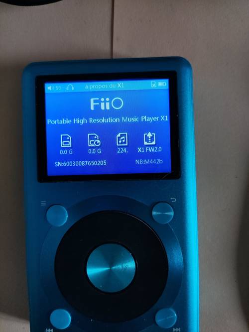Vends Balladeur audiophile FiiO X1