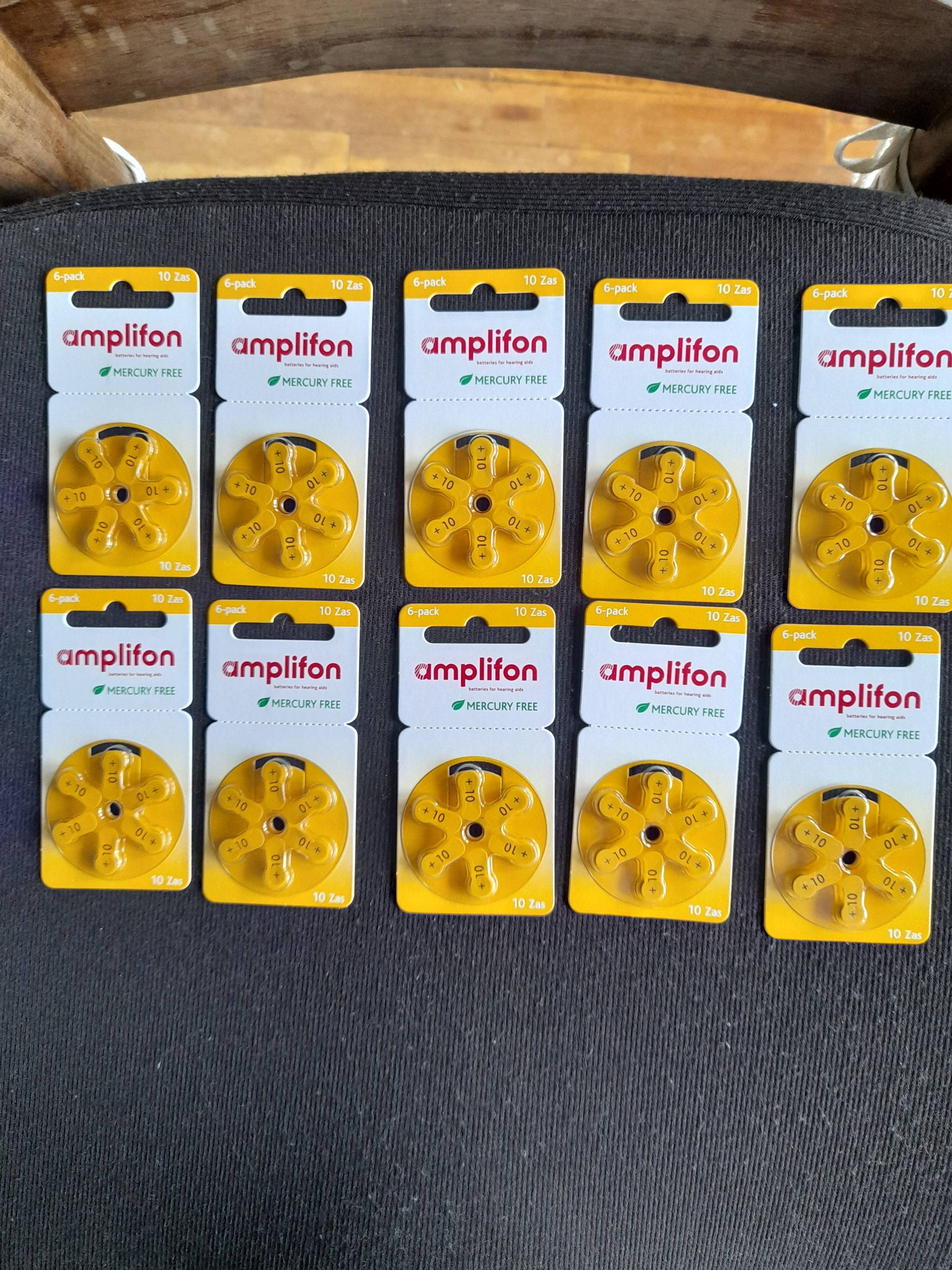 Vends piles auditives Amplifon 10Zas