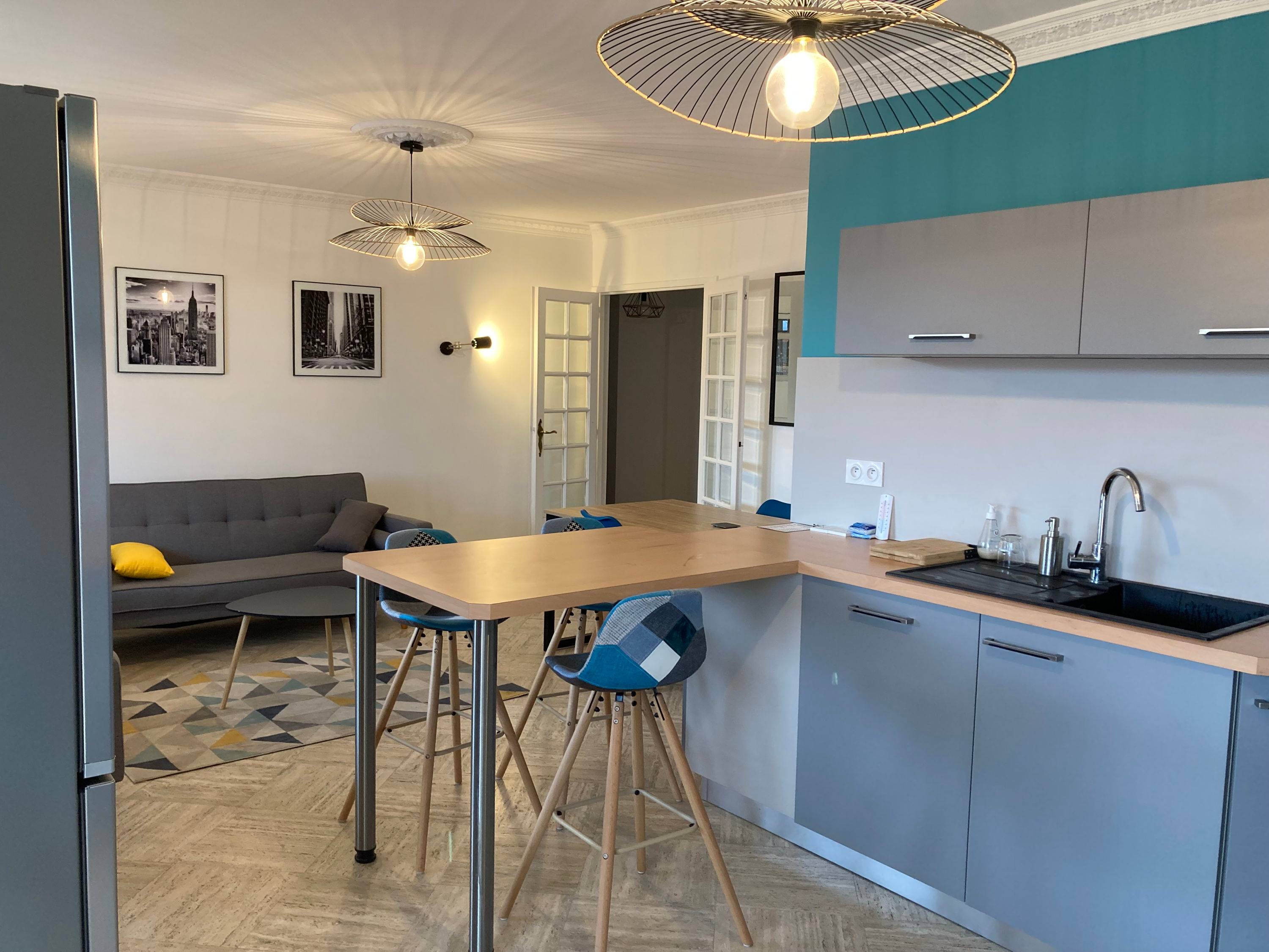Loue chambres dans appartement - 76m² - Saint-Étienne