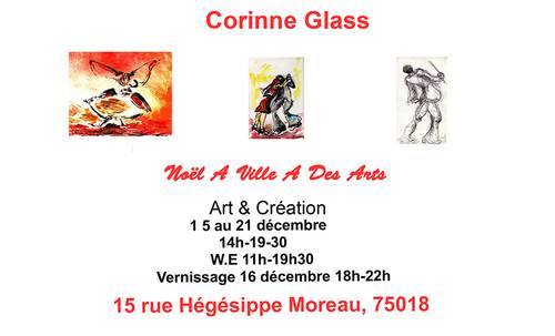 Propose exposition Art et création à Ville A des Arts le 15 décembre