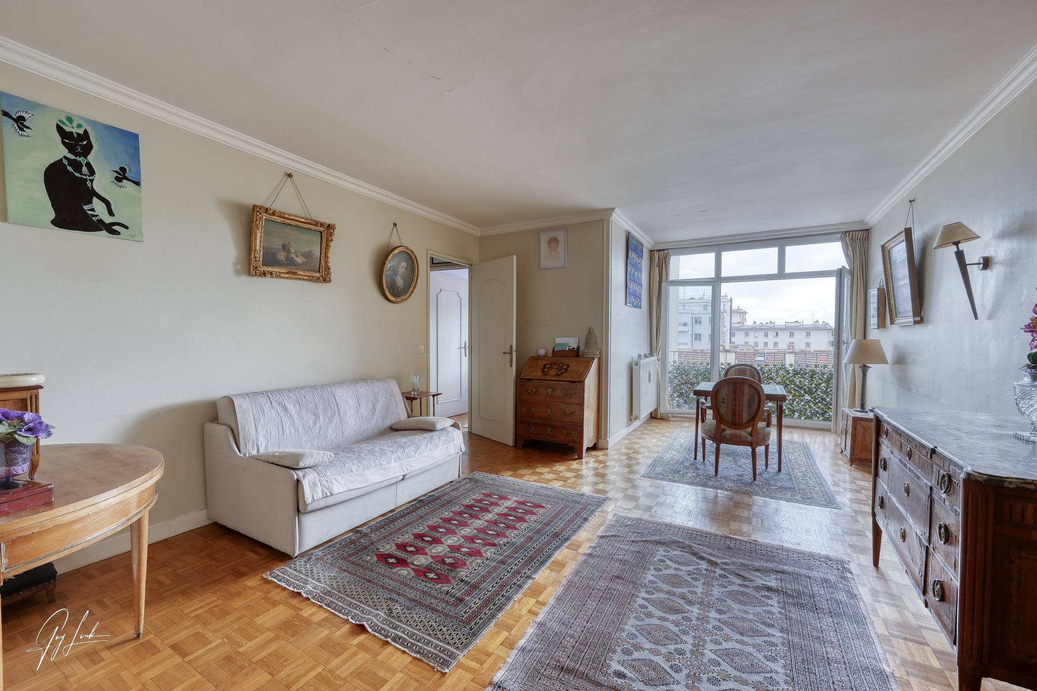 Vends appartement exposé sud-est - 58m² - Auteuil Sud