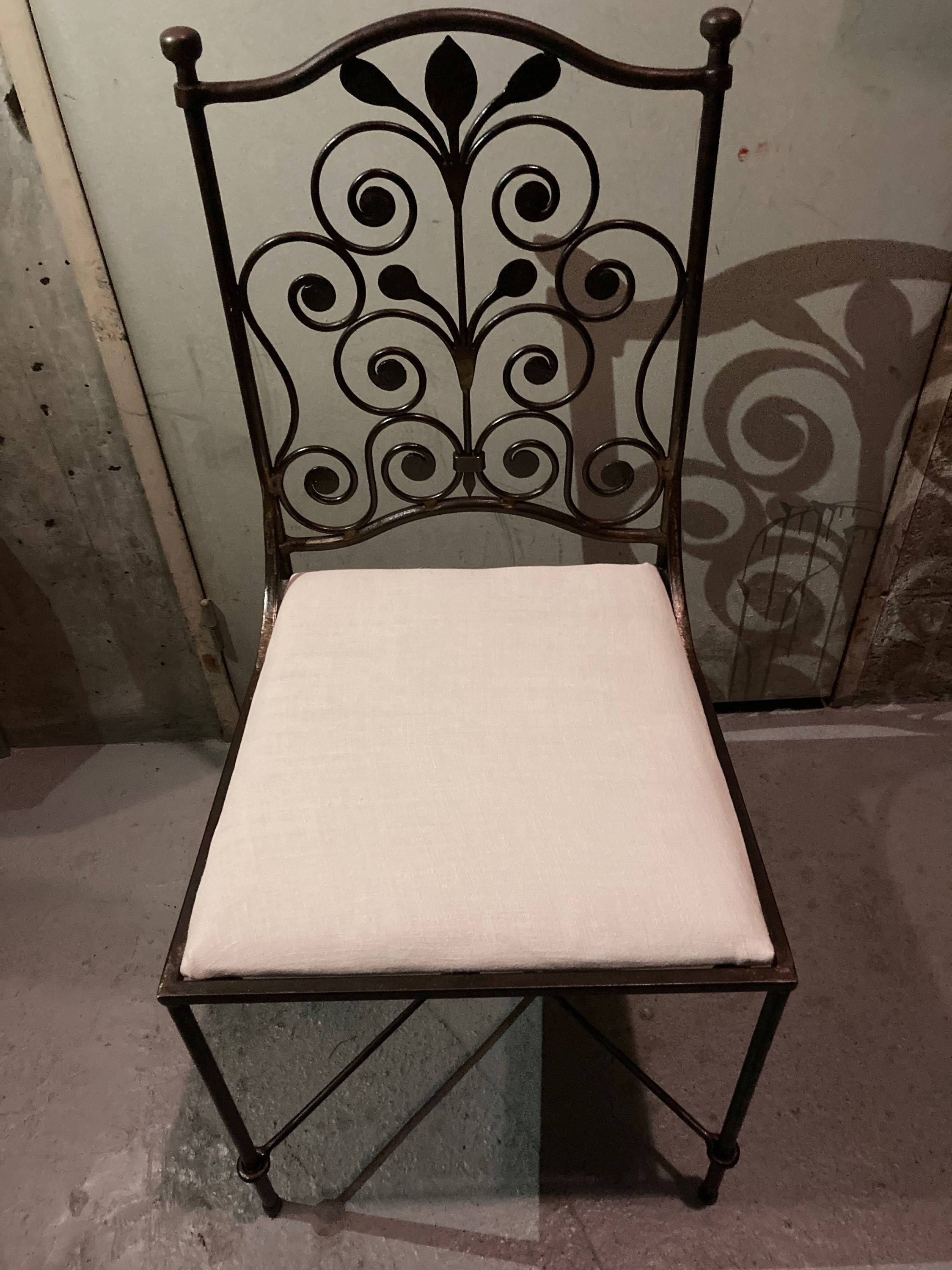 Vends chaises en fer forgé