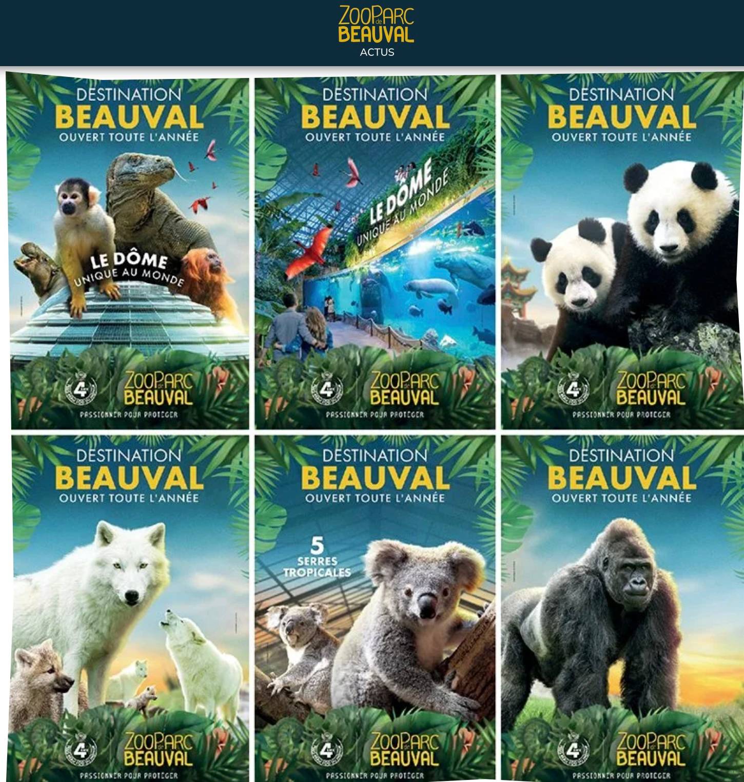 Propose billet pour le ZooParc de Beauval 2 jours du 1er au 28 janvier