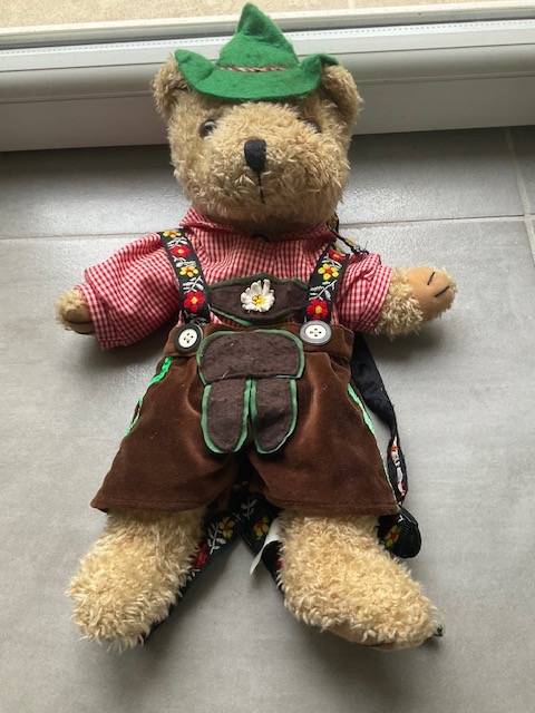 Ourson en peluche sac à dos