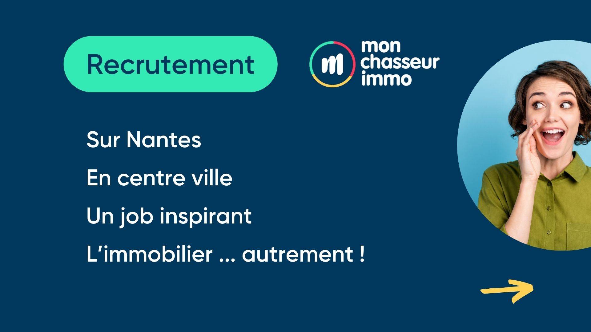 Recrute 2 chasseurs immobiliers à Nantes