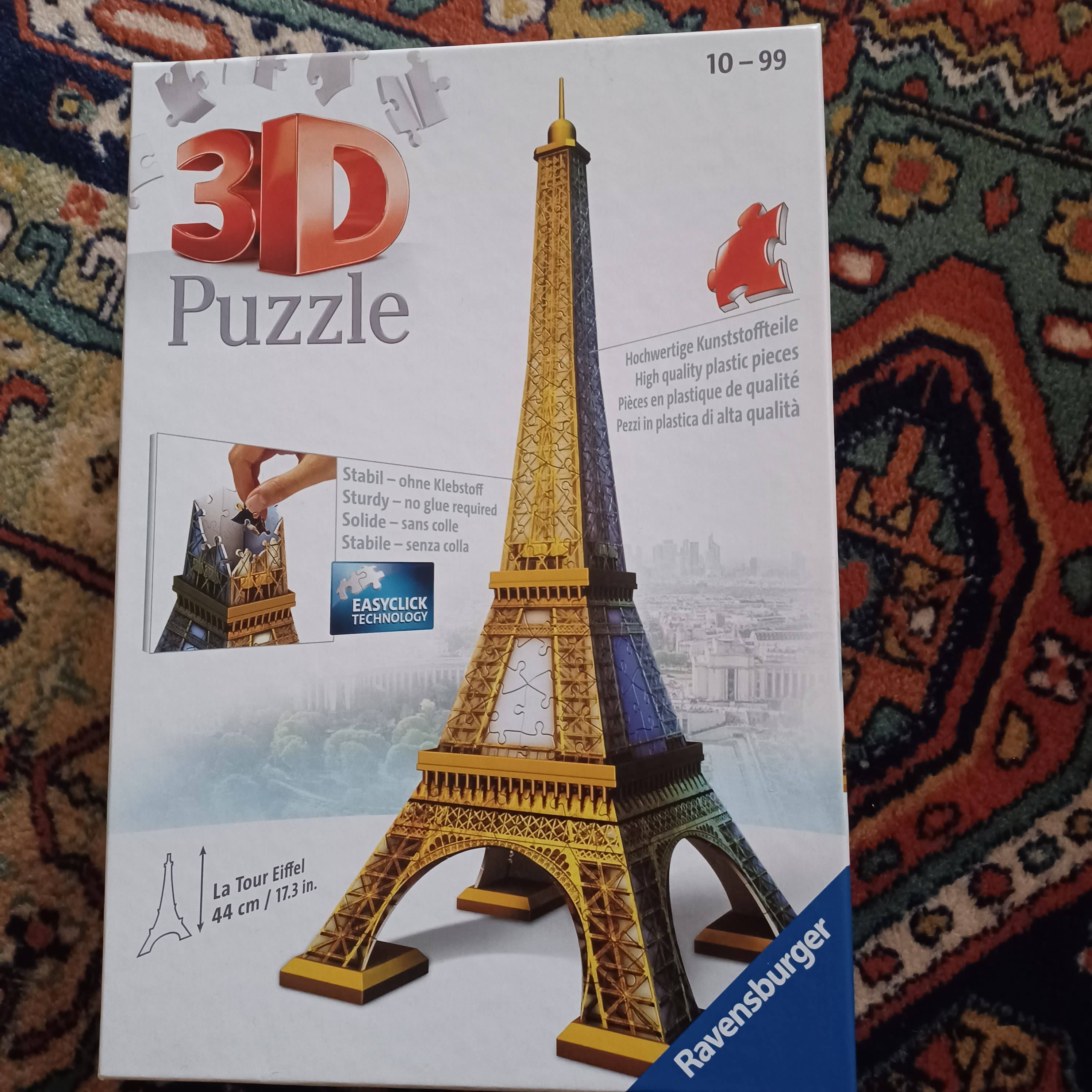 PUZZLE 3 D RAVENSBURGER La Tour Eiffel