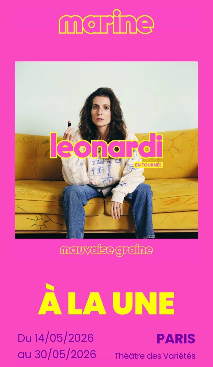 Propose 2 billets pour le spectacle de Marina Leonardi le 15 mai