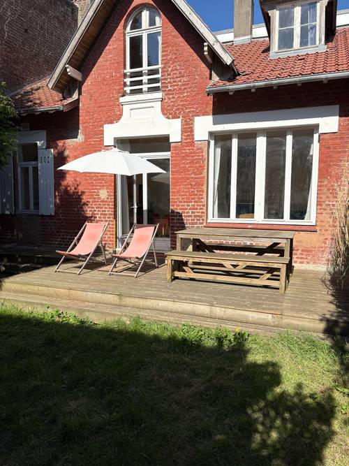 Loue charmante maison avec jardin plein centre du Touquet - 6 couchages
