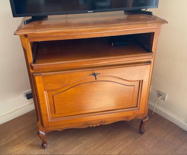 Vends meuble TV ancien en bois