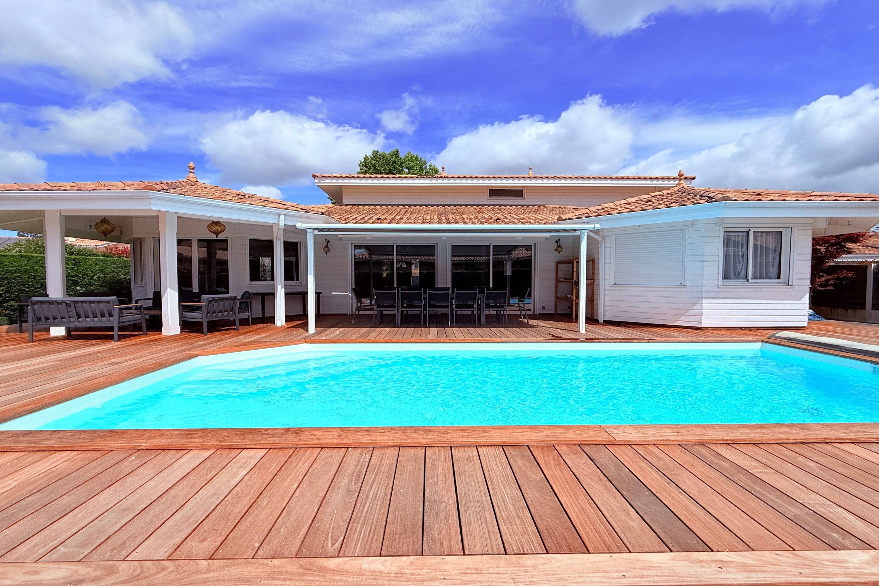 Loue maison "Andernolidays" avec piscine chauffée - 6 chambres, 12 couchages - Andernos