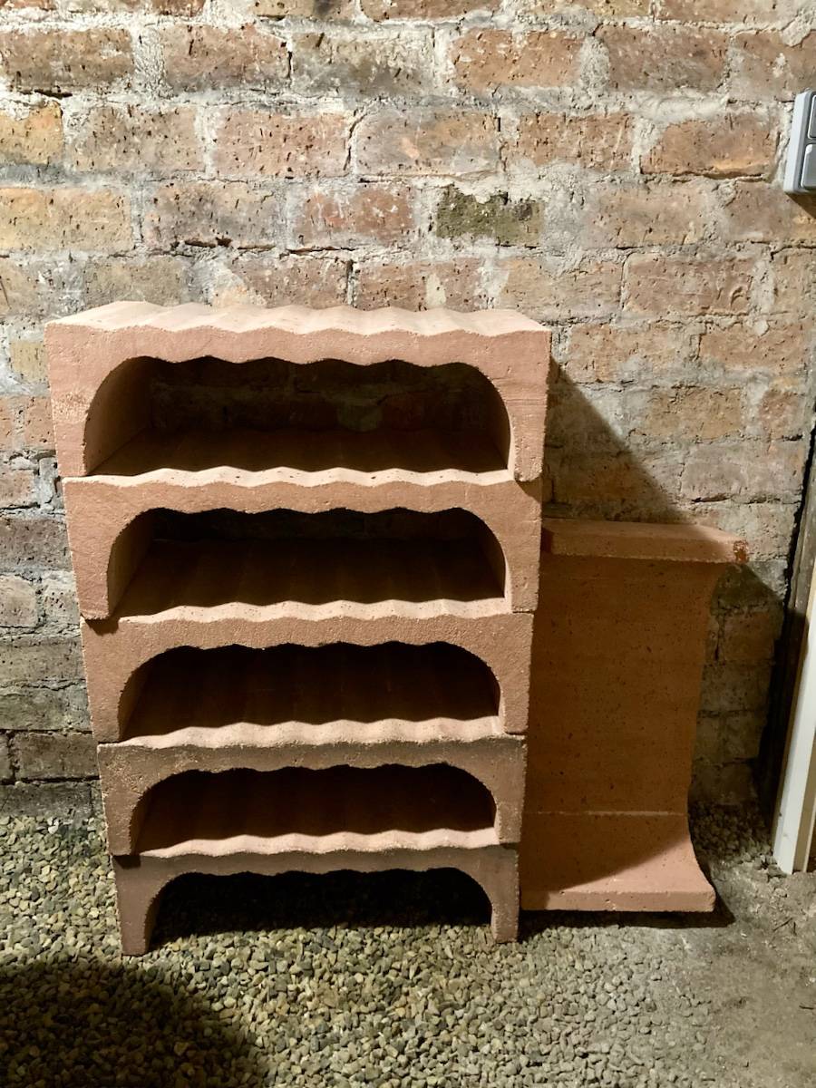 6 casiers à bouteille de vin en pierre