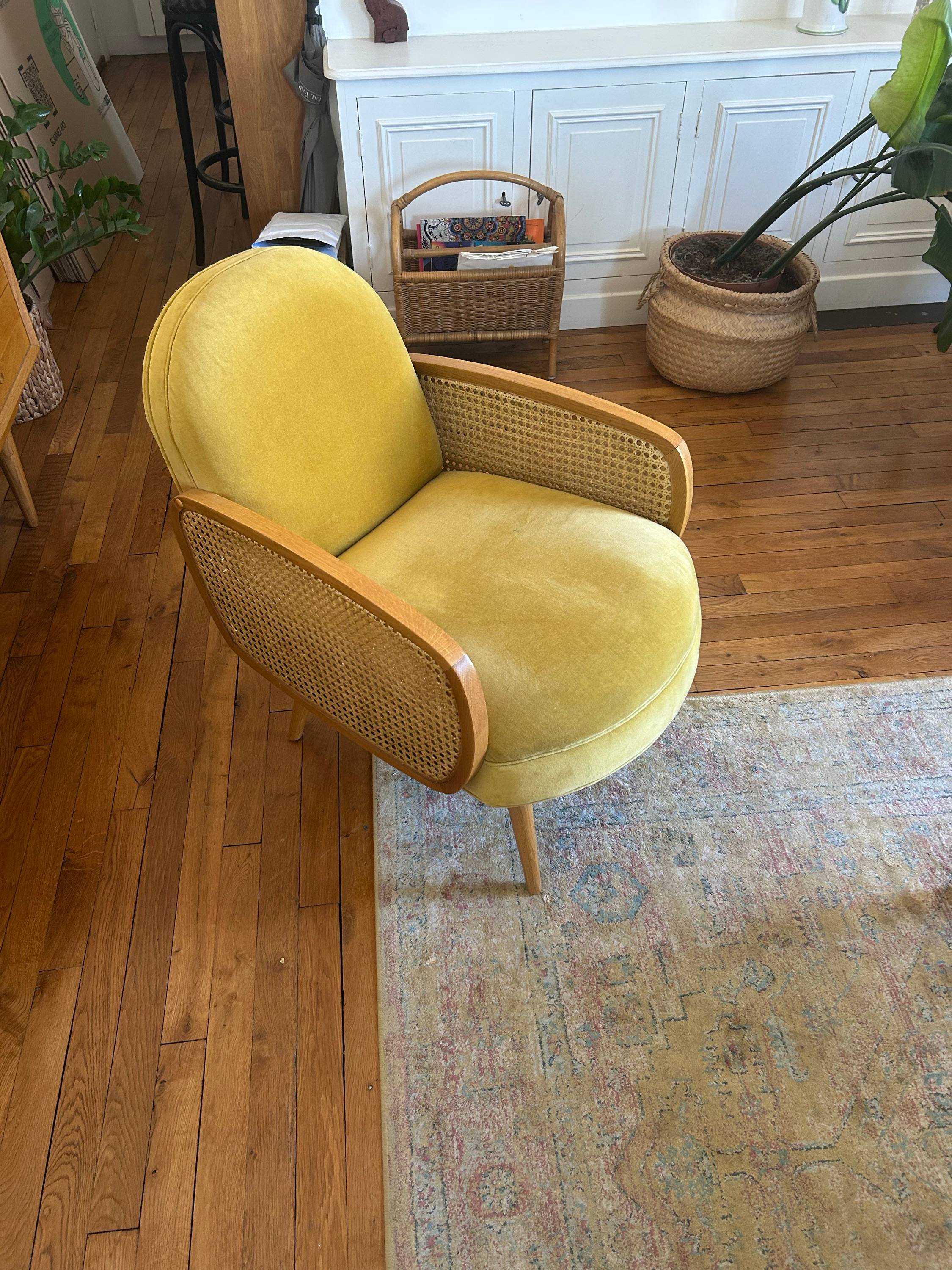 Fauteuil AMPM Moutarde
