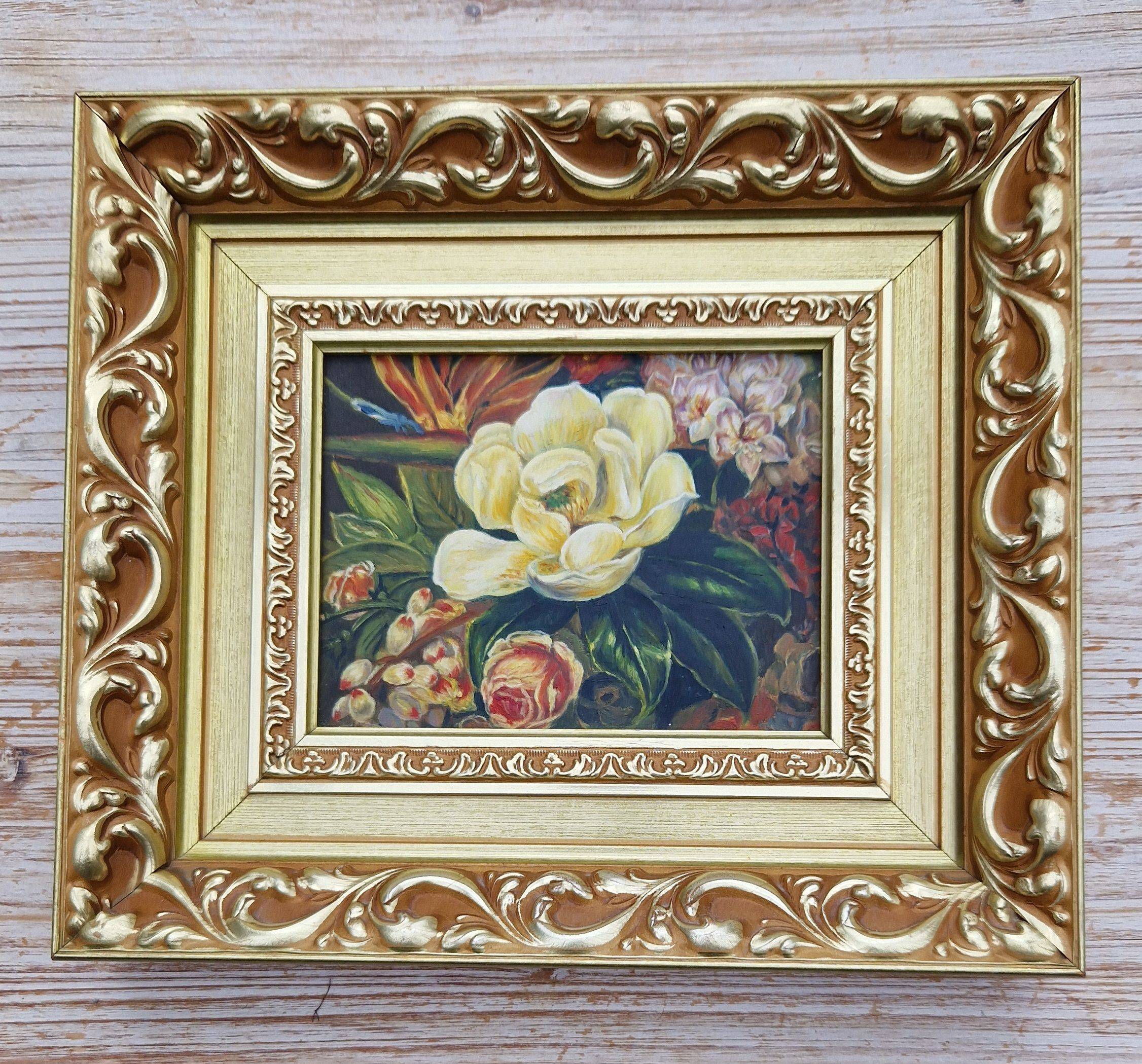 Vends peinture à l’huile reproduction Magnolias