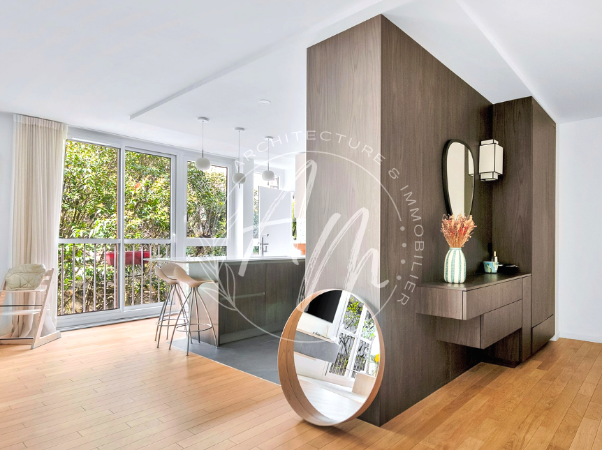 Vends appartement refait à neuf calme absolu - 105m² - Montmartre Paris 18ème