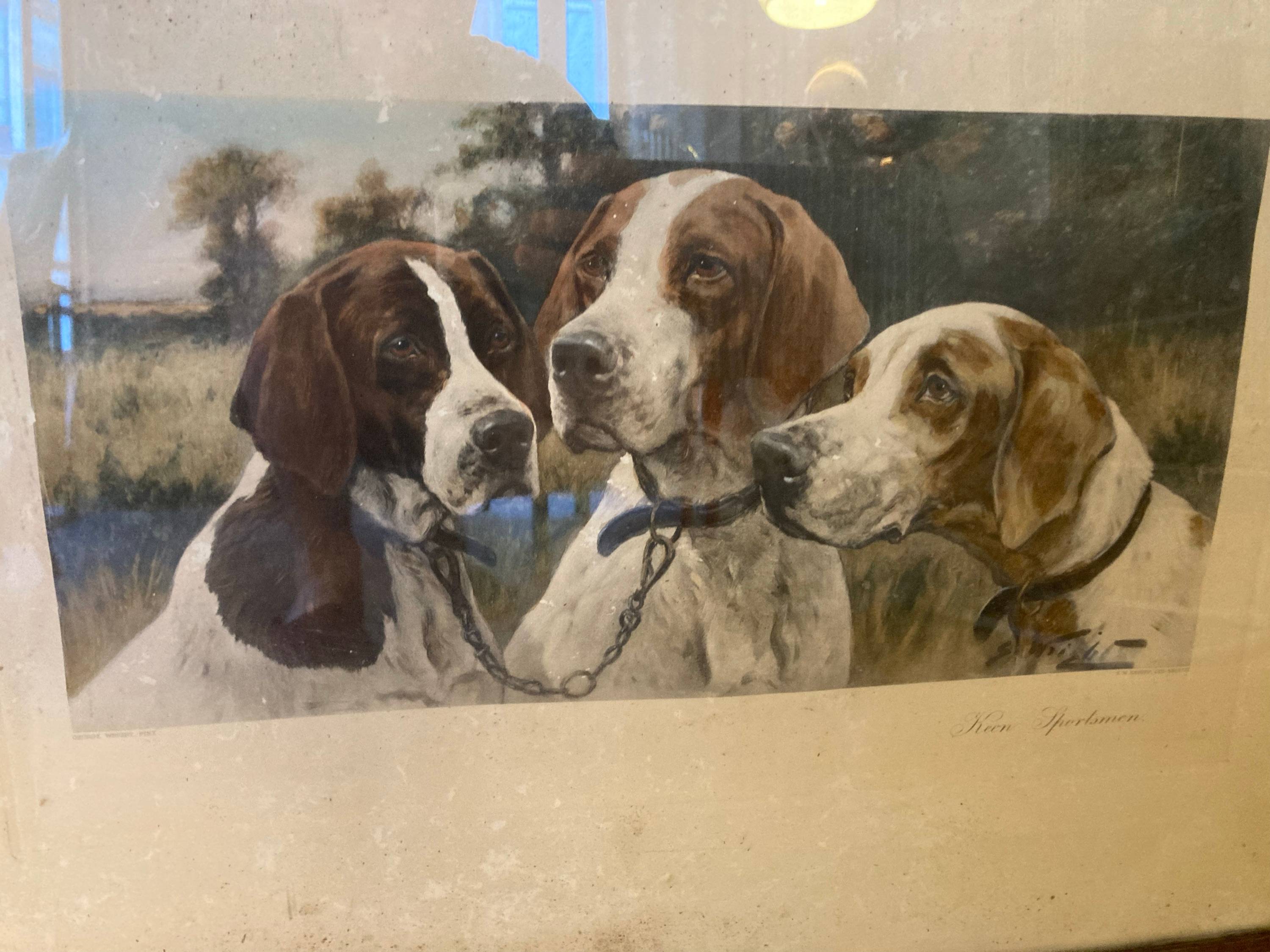 Belle Gravure de chasse ancienne 
