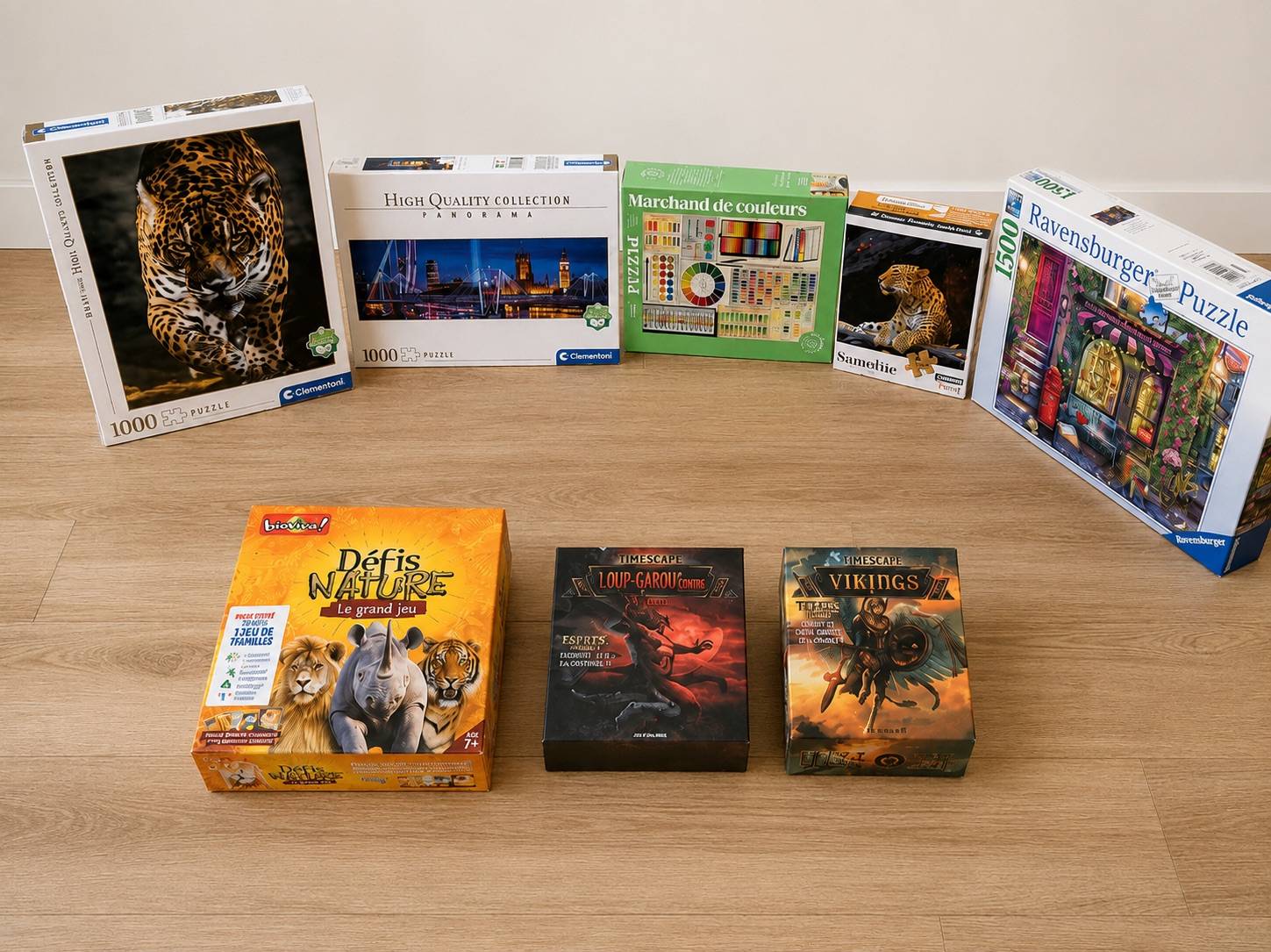 Vends jeux de société, jeux d’escape et puzzles