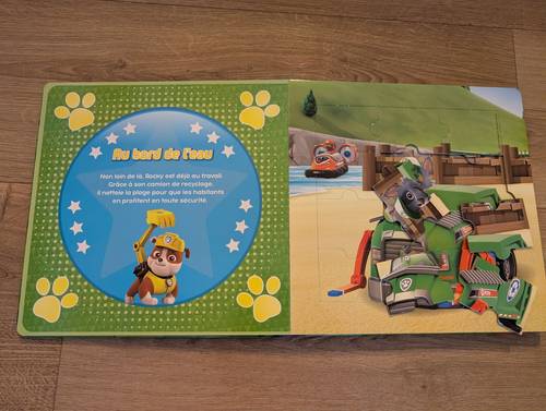 Vends livre jeu puzzle Pat Patrouille