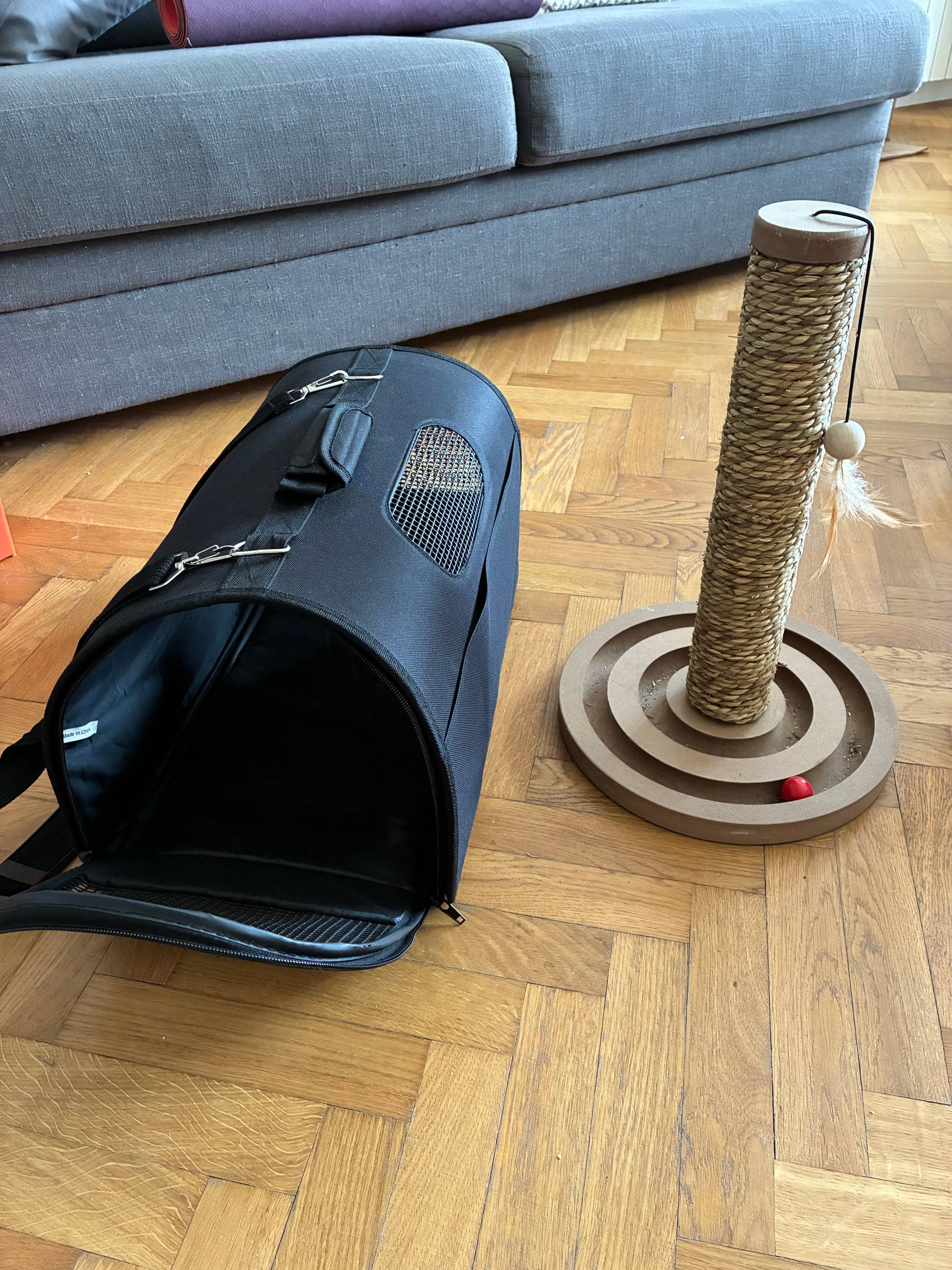 Vends sac de transport et arbre à chat