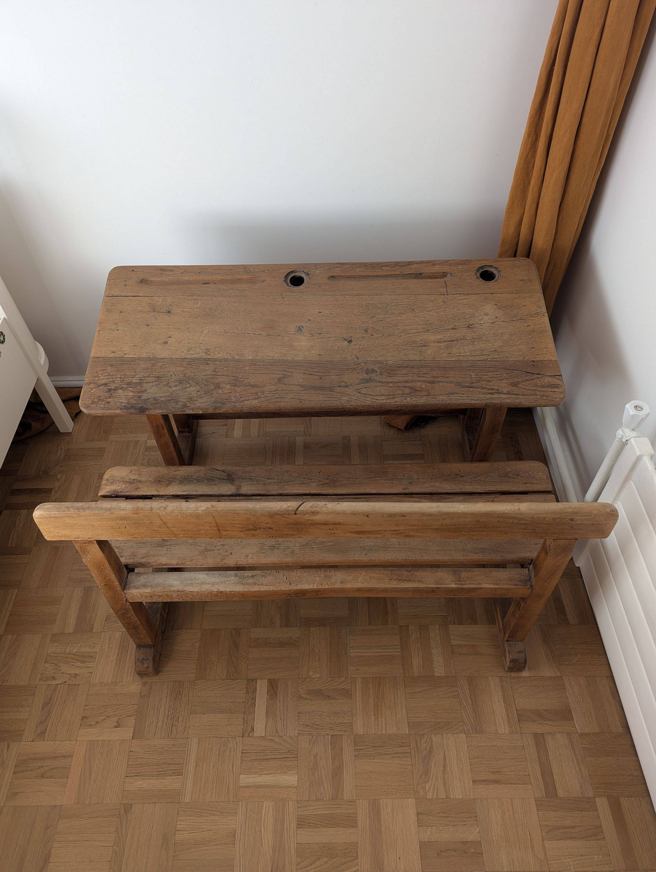 Vends bureau d’école vintage