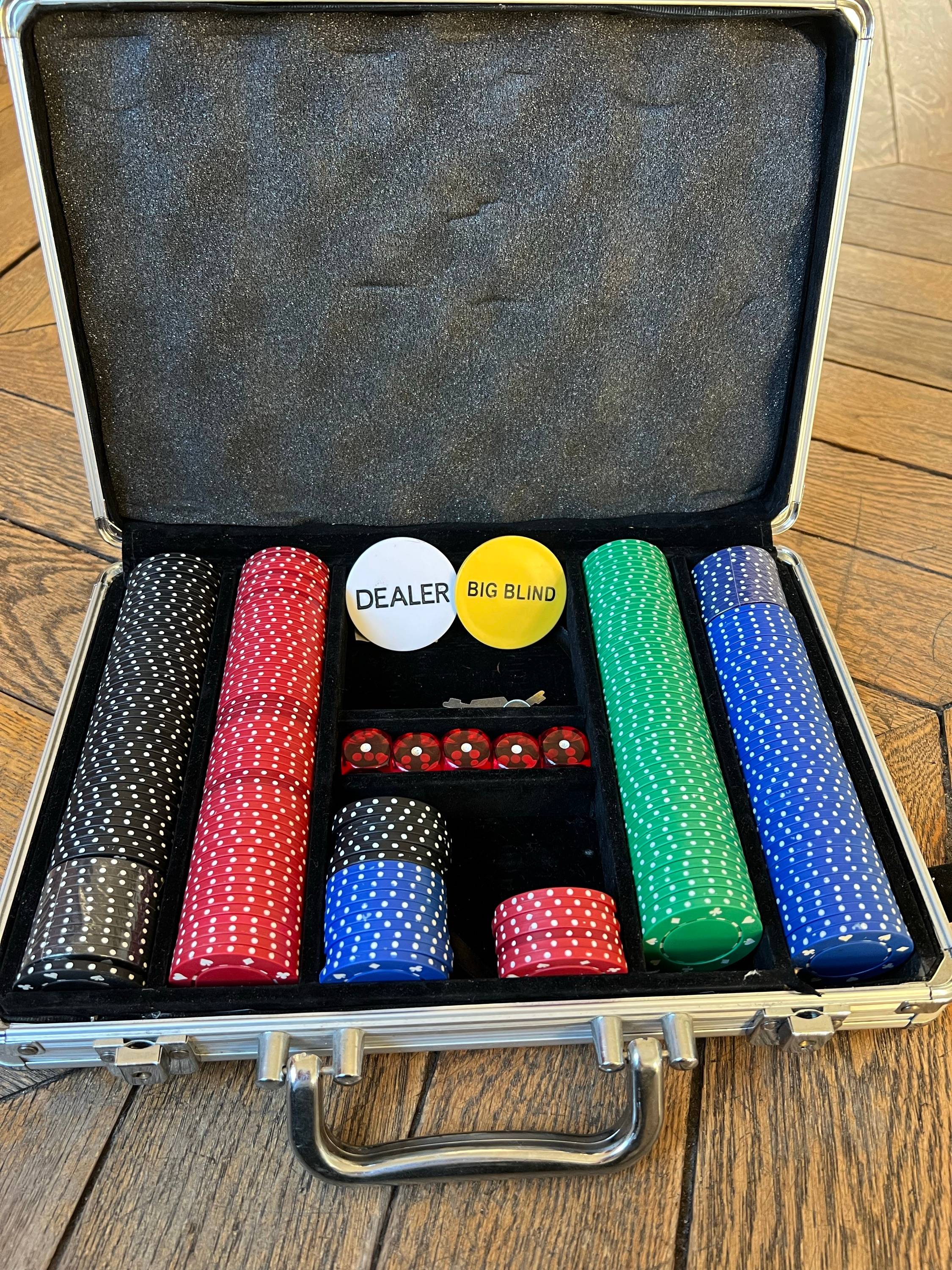 Mallette / coffret de poker