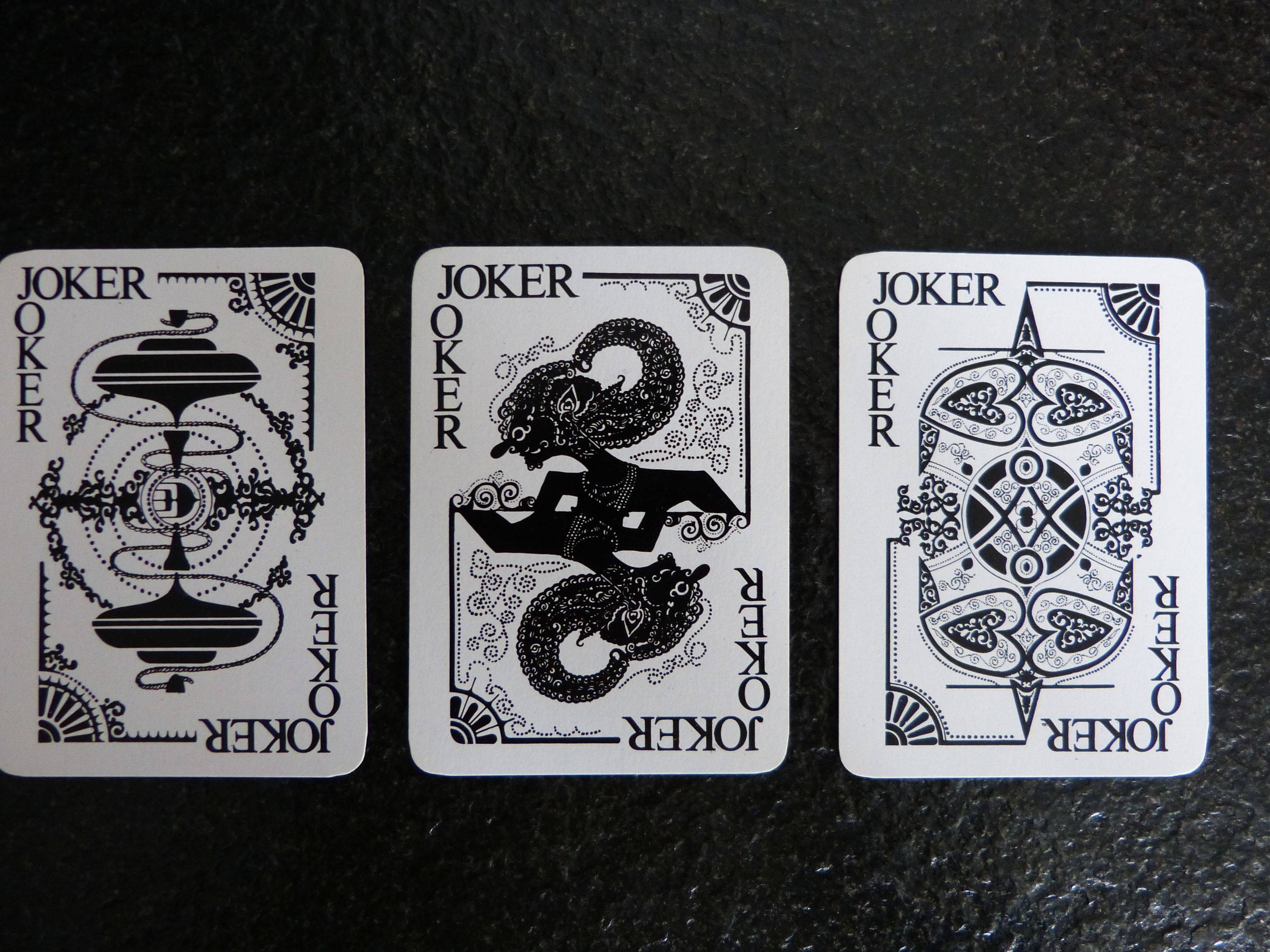 Vends rare jeu de 55 cartes "Daun Terup - Mas" des années 1980, neuf