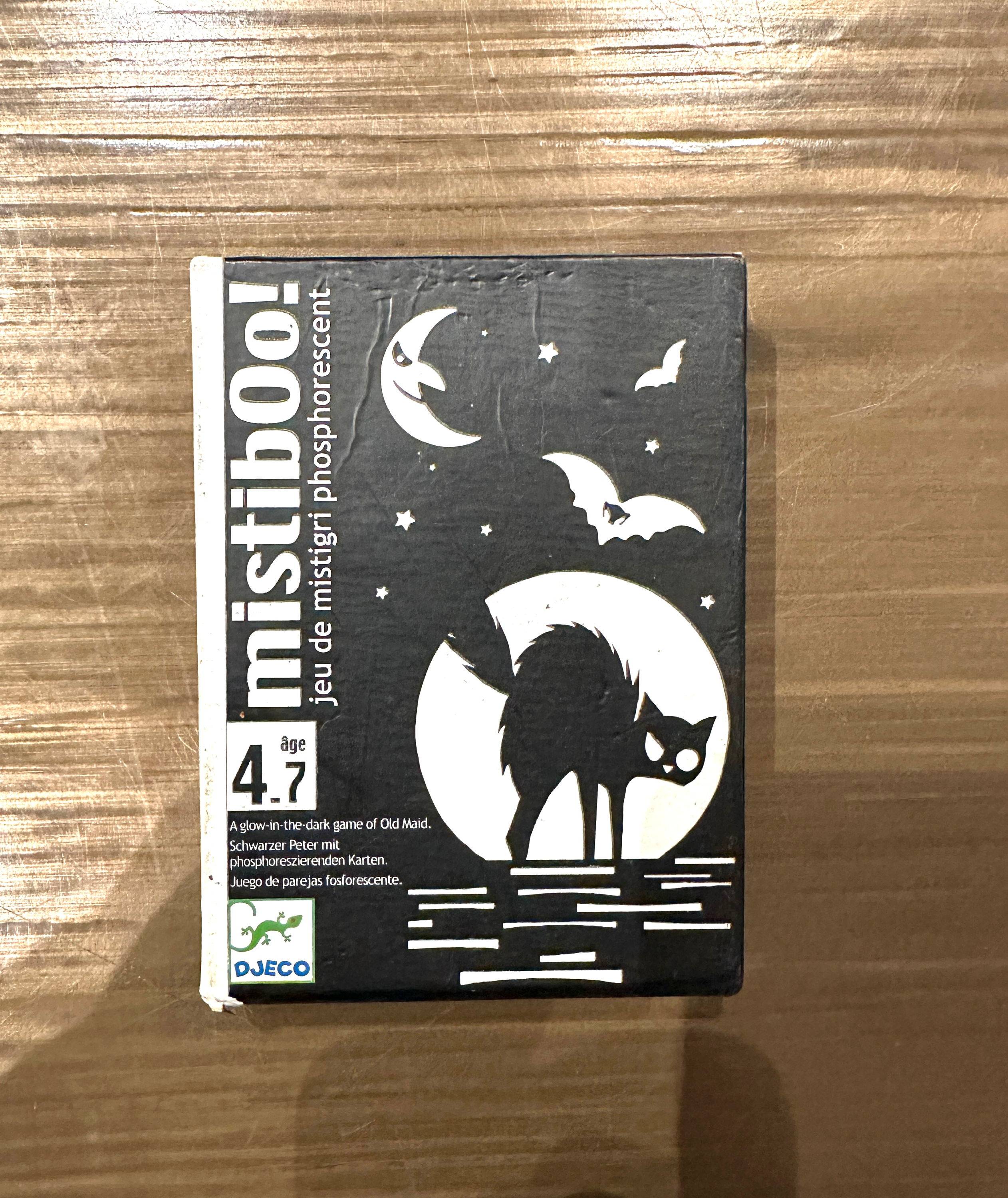 Jeu de Mistigri phosphorescent Mistiboo ! Djeco