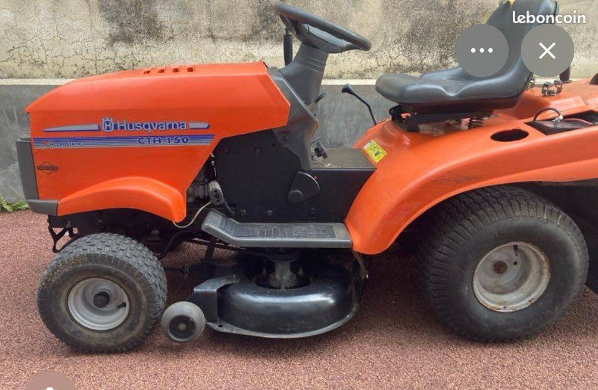 Vends tracteur tondeuse Husqvarna