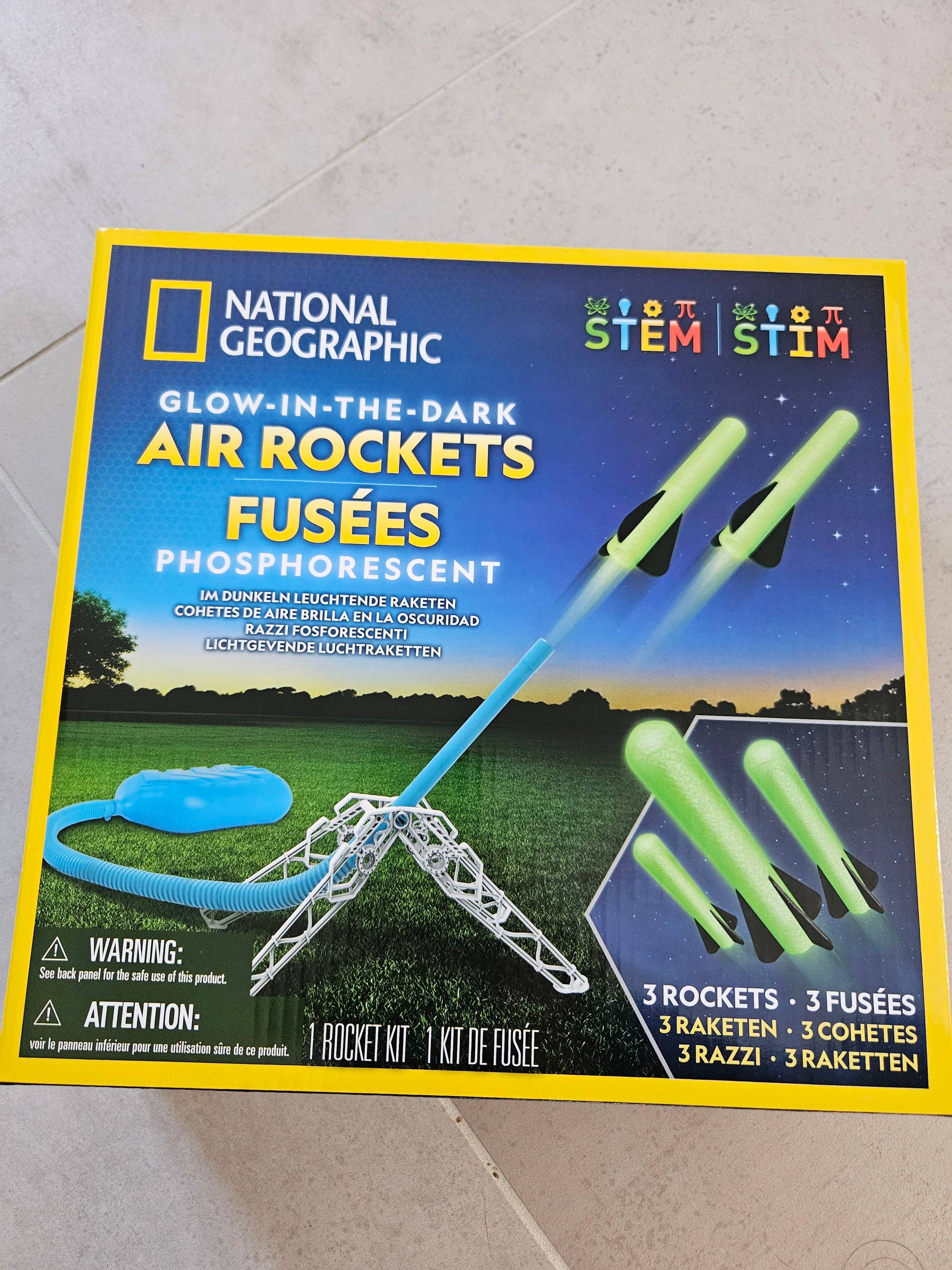 Vends fusées à pédale phosphorescentes